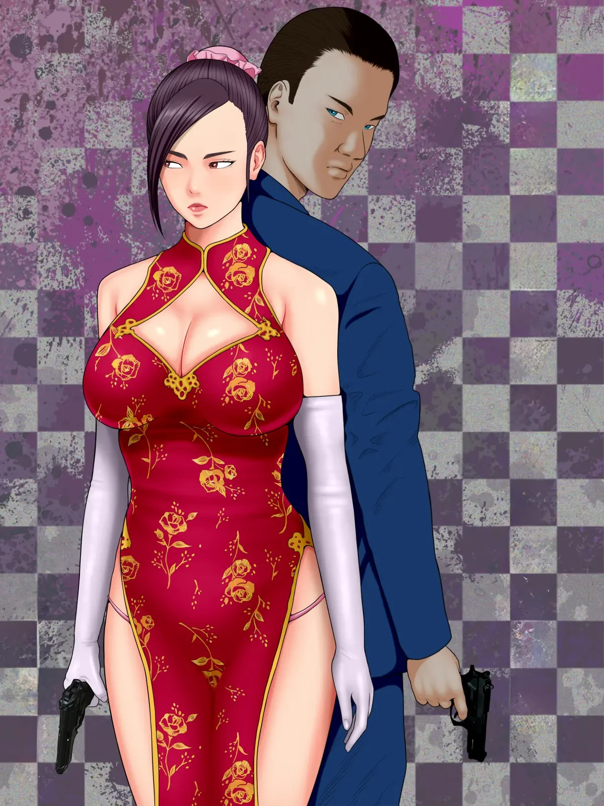 Spy Wife and Mafia's Son Part 1-3 | Hitozuma Spy to Mafia no Musuko 1-3 ~Kuro Gyaru Keisatsukan Hen~ porn comic picture 3