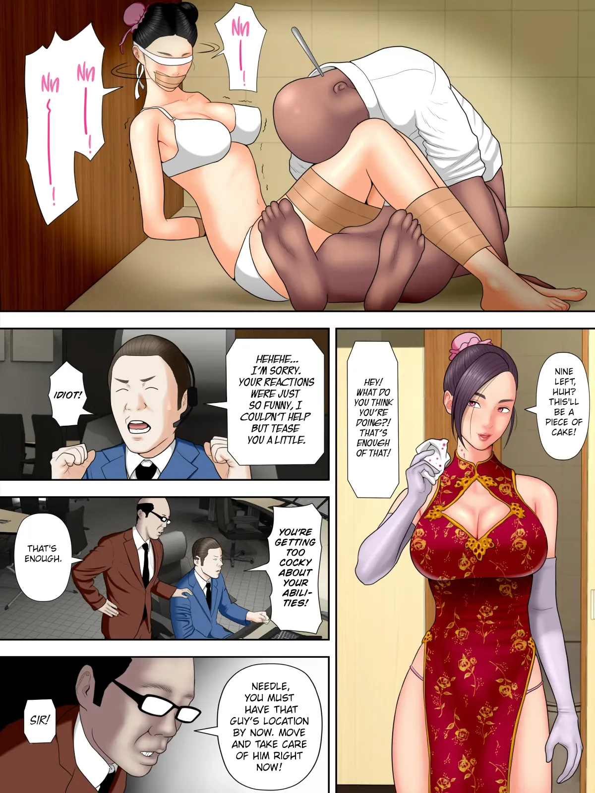 Spy Wife and Mafia's Son Part 1-3 | Hitozuma Spy to Mafia no Musuko 1-3 ~Kuro Gyaru Keisatsukan Hen~ porn comic picture 30