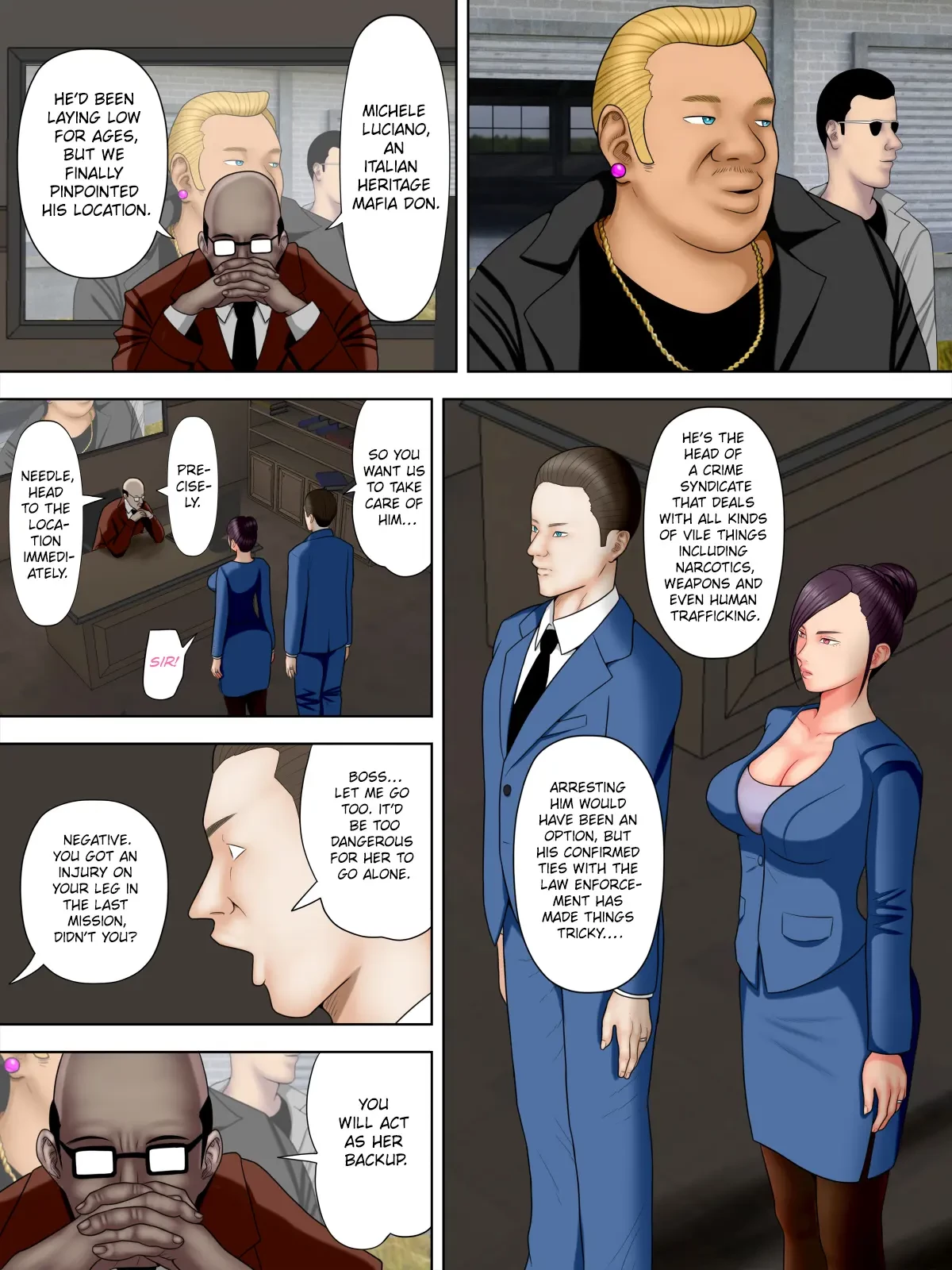 Spy Wife and Mafia's Son Part 1-3 | Hitozuma Spy to Mafia no Musuko 1-3 ~Kuro Gyaru Keisatsukan Hen~ porn comic picture 9