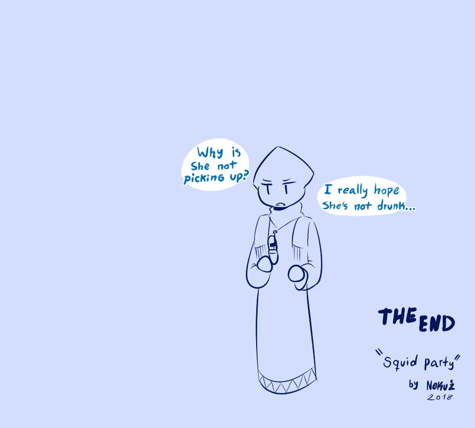 Squid party porn comic picture 16