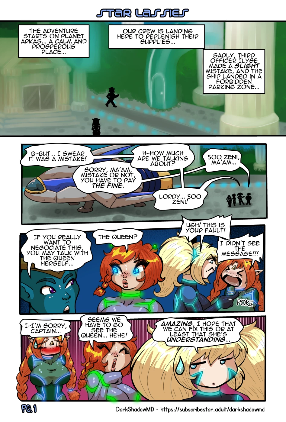 Star Lassies porn comic picture 3