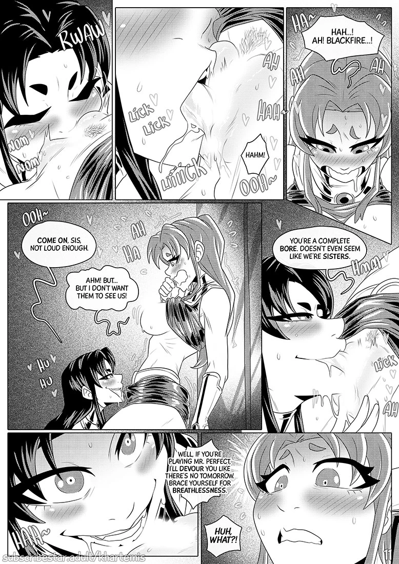 Starfire & Blackfire: Fires Of Tamaran porn comic picture 13