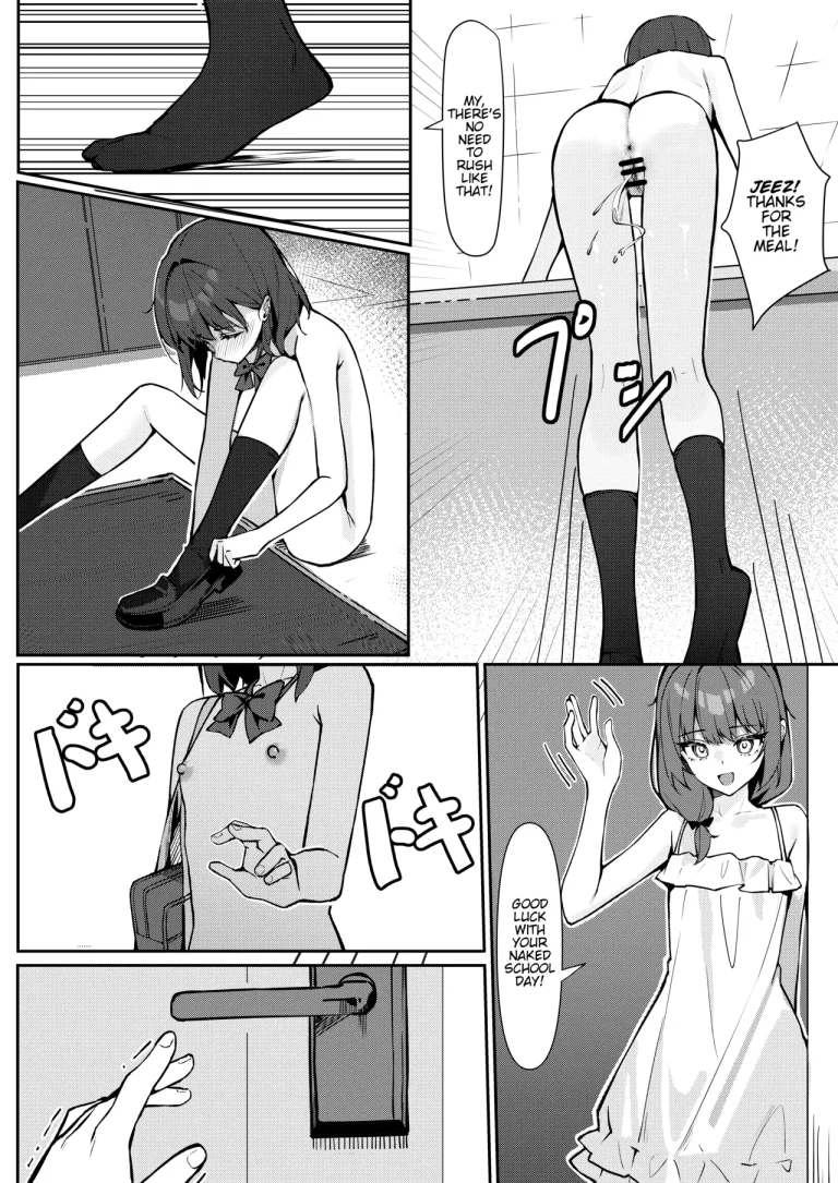 Starting Today, I'll be Going to School Naked | Kyou Kara Zenra Toukou porn comic picture 12