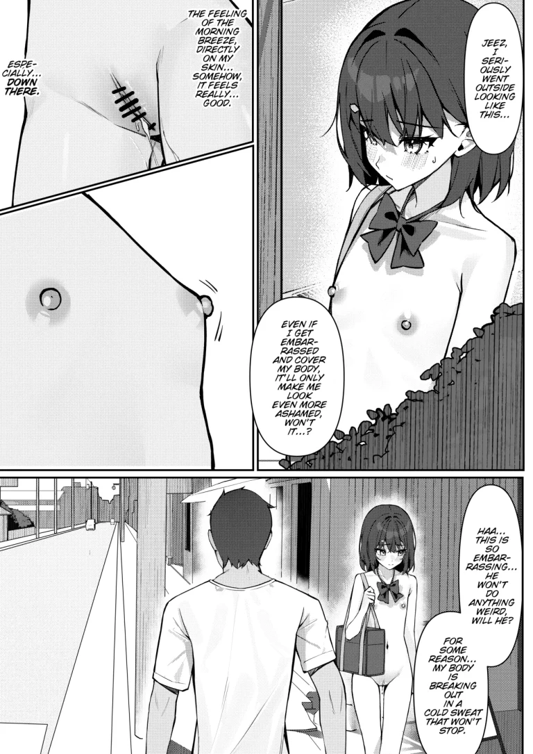 Starting Today, I'll be Going to School Naked | Kyou Kara Zenra Toukou porn comic picture 17