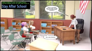 Stay after school 1& 2 porn comic picture 1