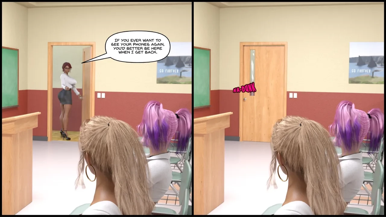 Stay after school 1& 2 porn comic picture 5