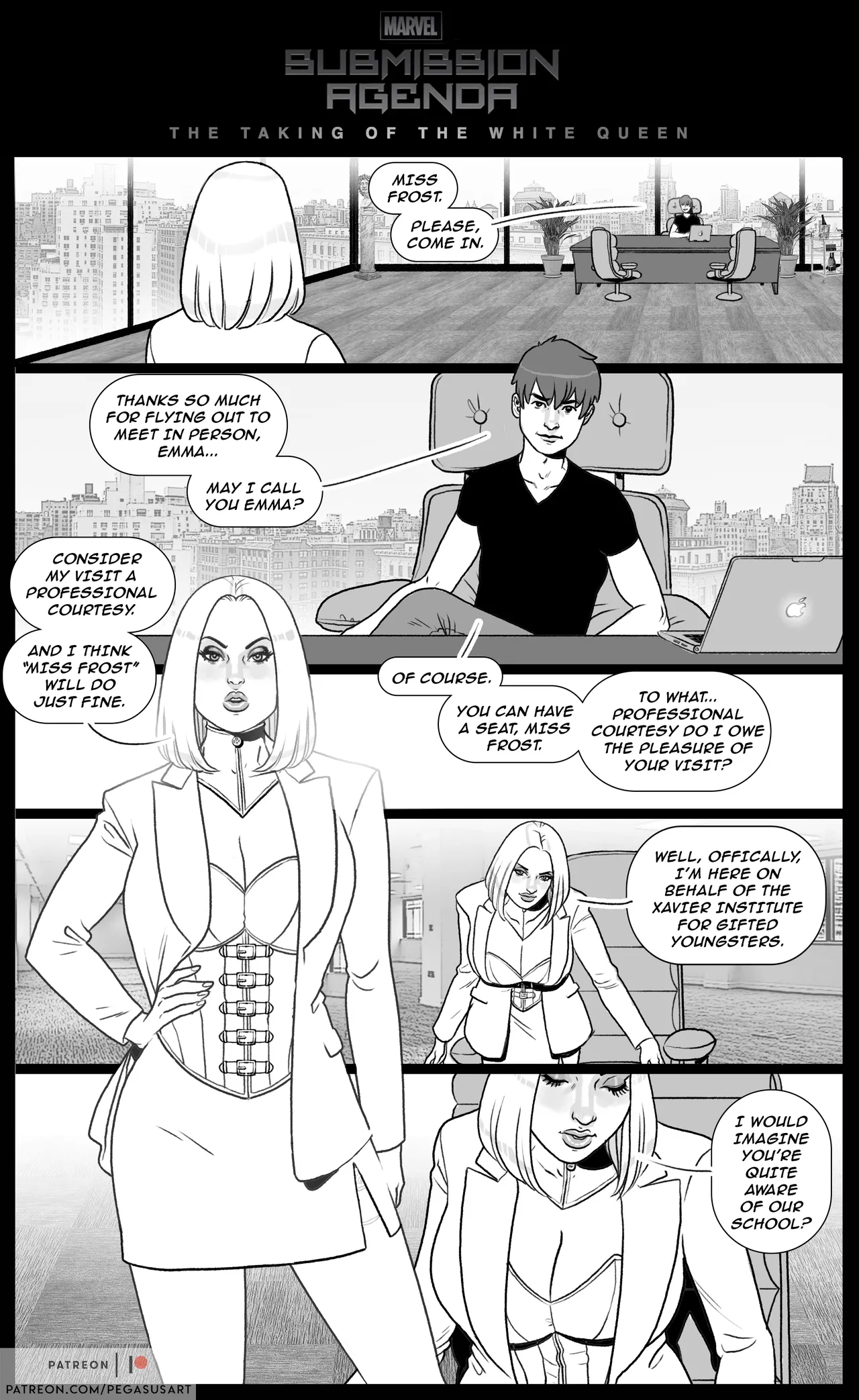 Submission Agenda: Emma Frost [Remastered] porn comic picture 1