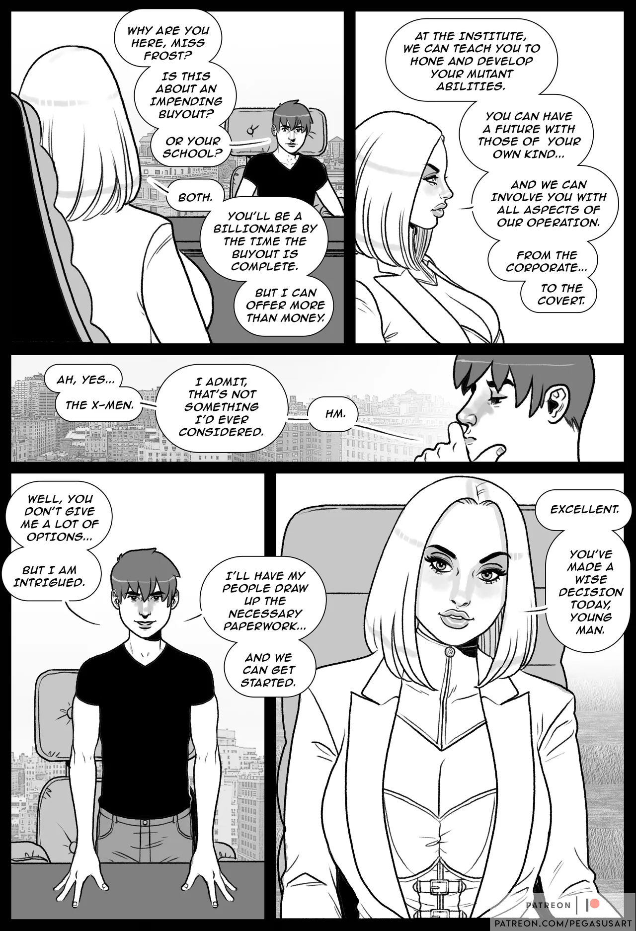 Submission Agenda: Emma Frost [Remastered] porn comic picture 3