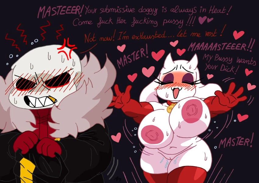 Submissive Goat milf in heat porn comic picture 9