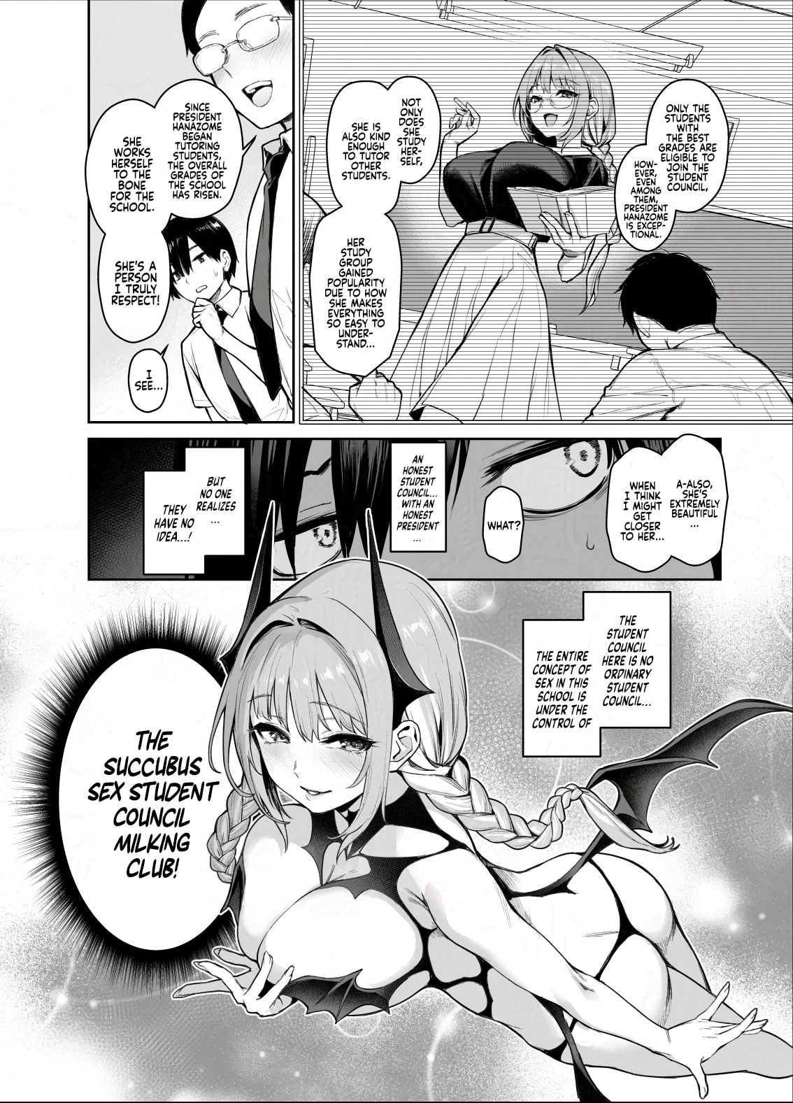 Succubus Student Council Milking Club 2 | Succubus Seitokai Shiko Shiko Shikkoubu 2 porn comic picture 4