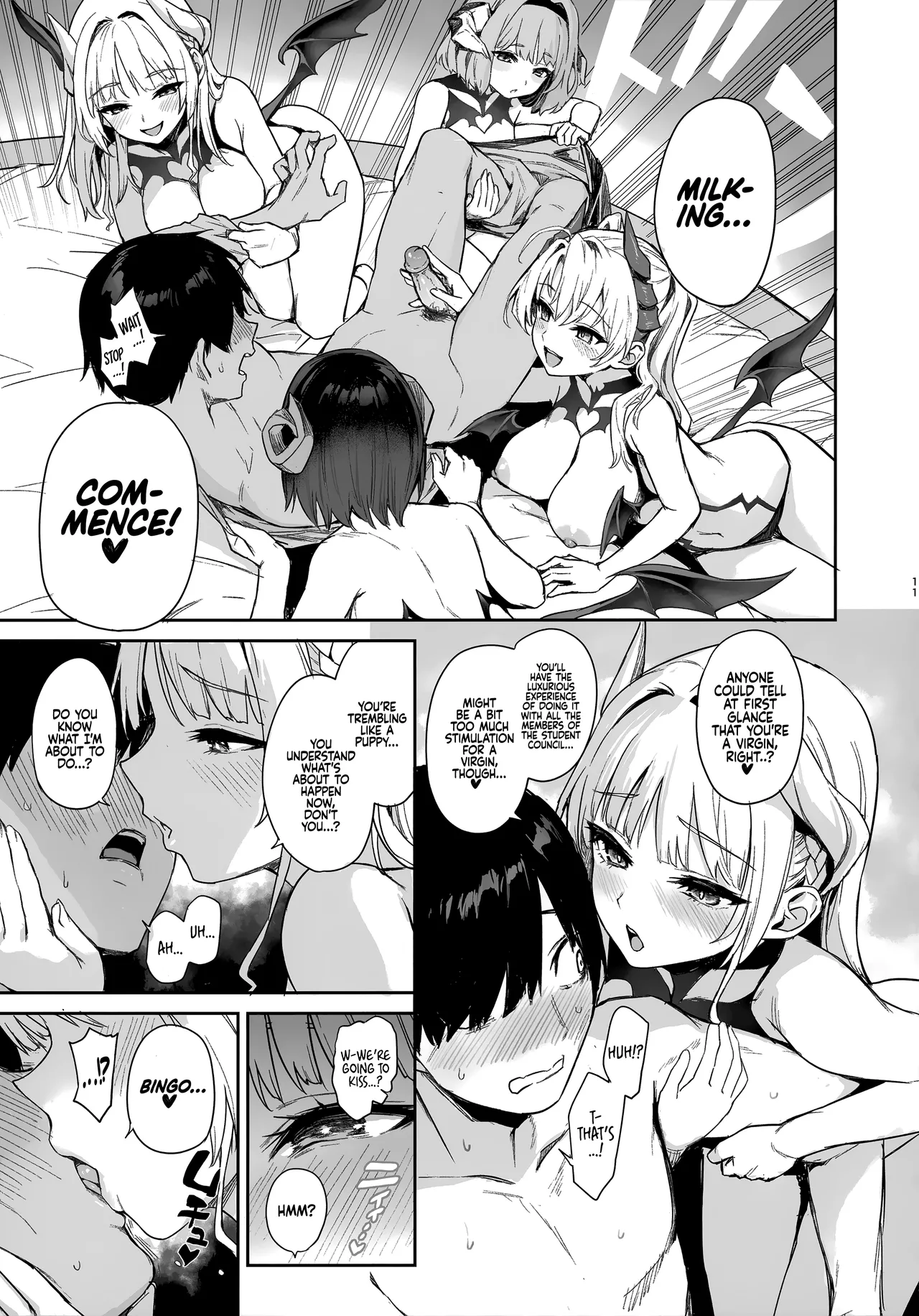 Succubus Student Council Milking Club | Succubus Seitokai Shiko Shiko Shikkoubu porn comic picture 11