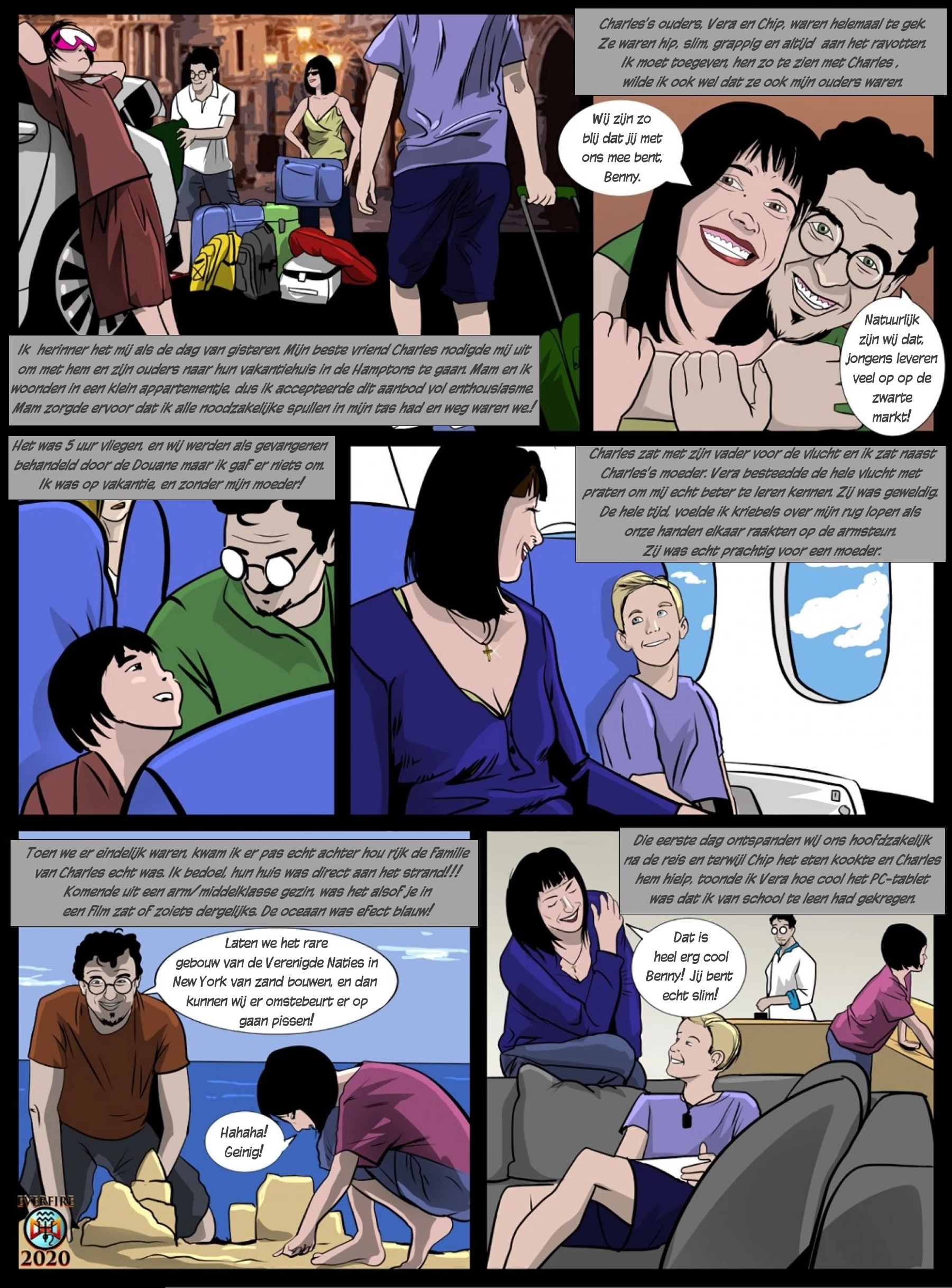 Summer Vacation Memories [NL] porn comic picture 2