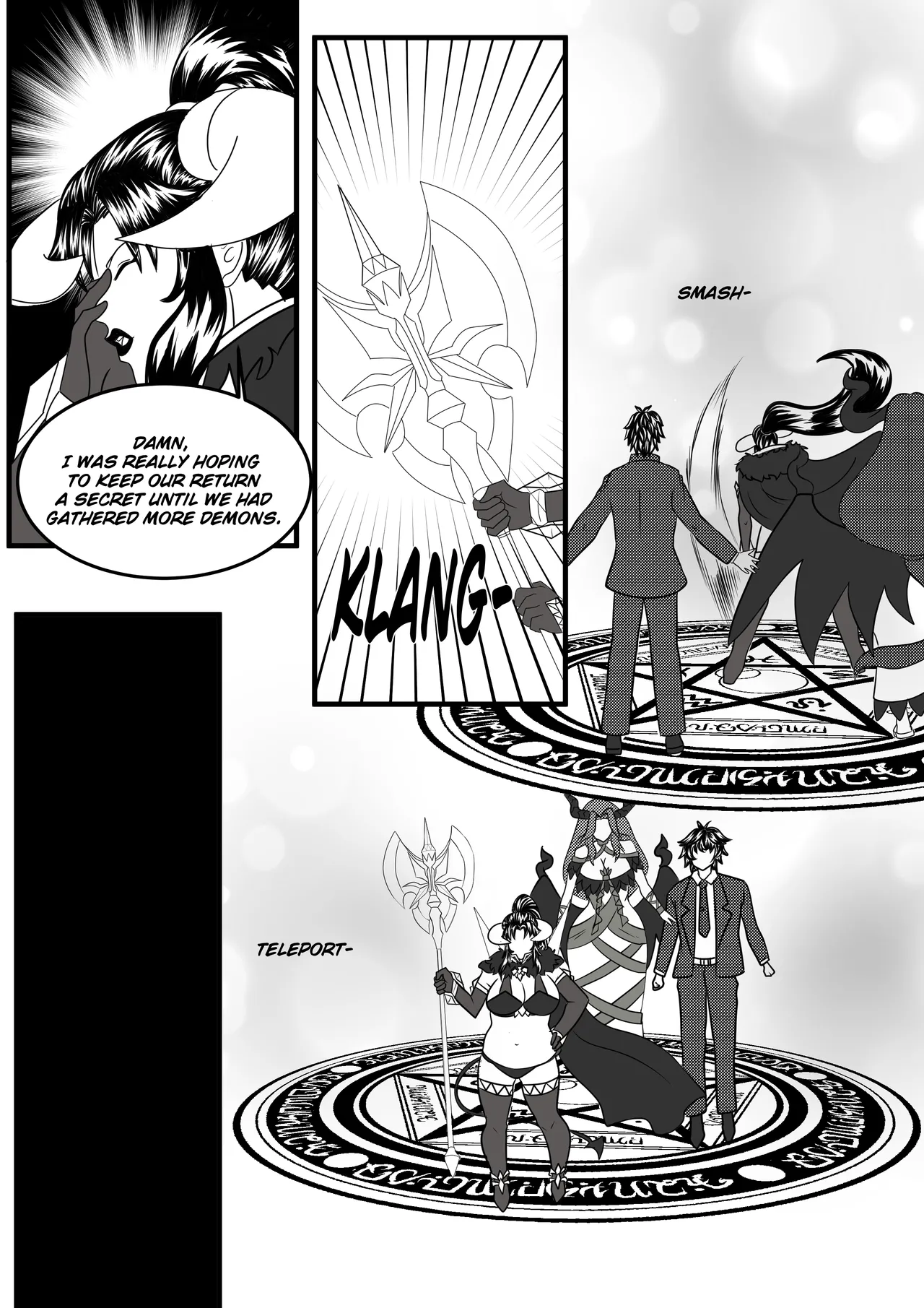 Summoning of the Wannabe Demon Lord 2 porn comic picture 11