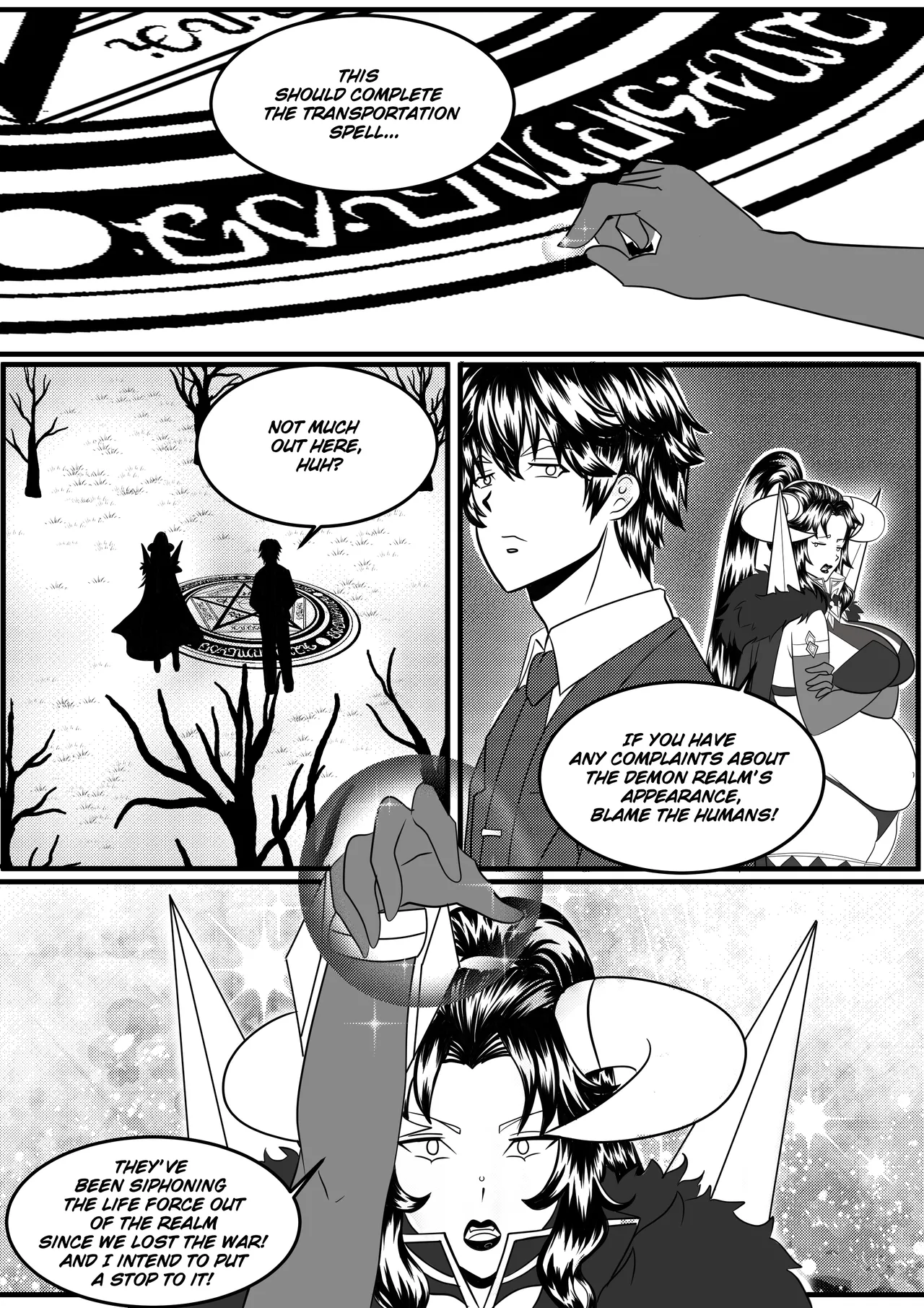 Summoning of the Wannabe Demon Lord 2 porn comic picture 2