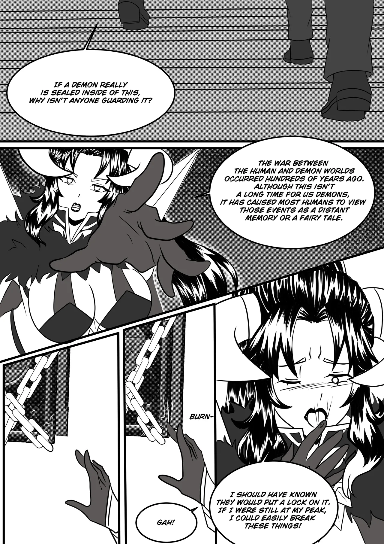 Summoning of the Wannabe Demon Lord 2 porn comic picture 6