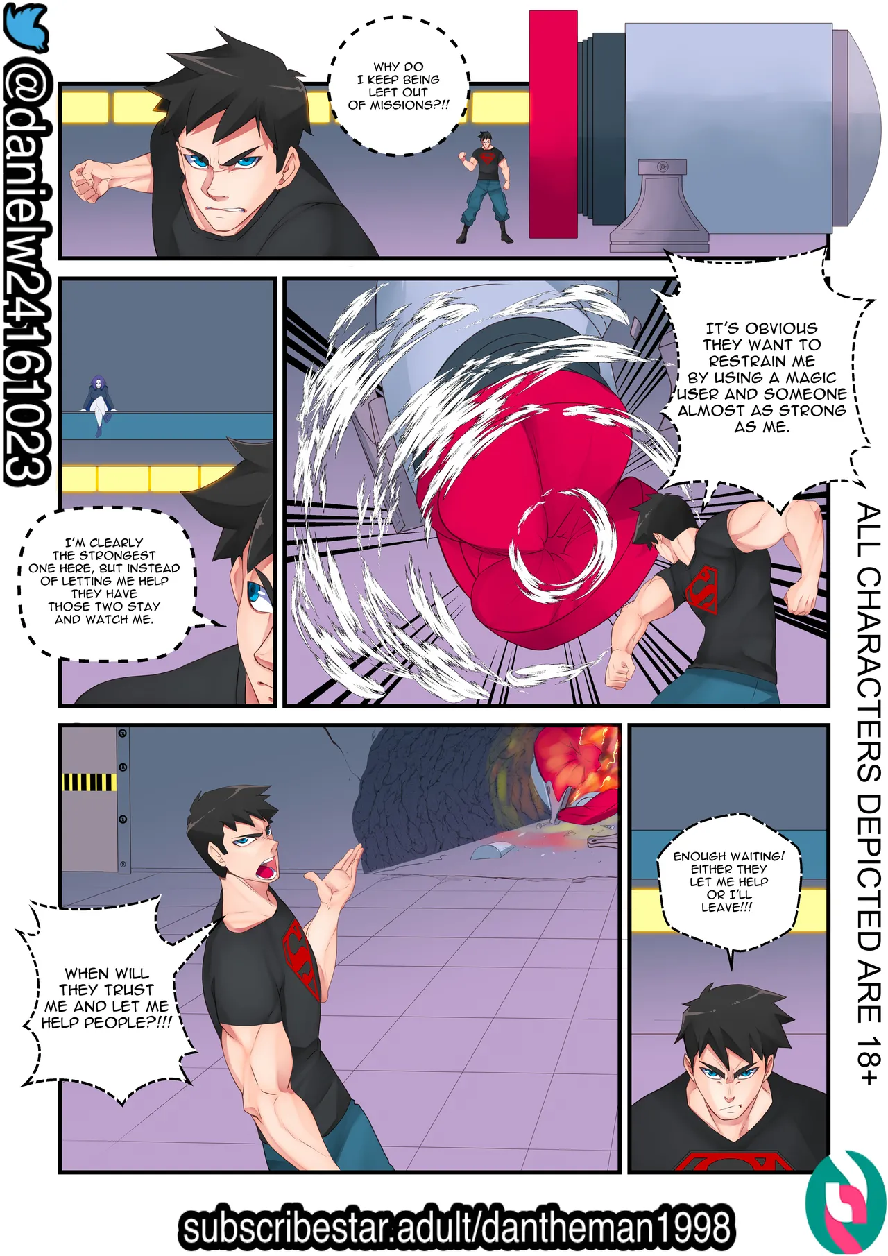 Super Sensual Sparring porn comic picture 2