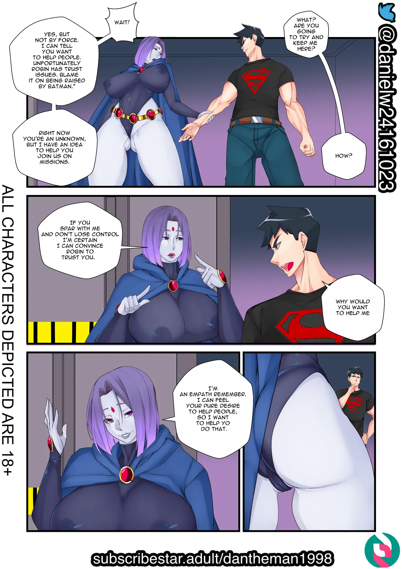 Super Sensual Sparring porn comic picture 4