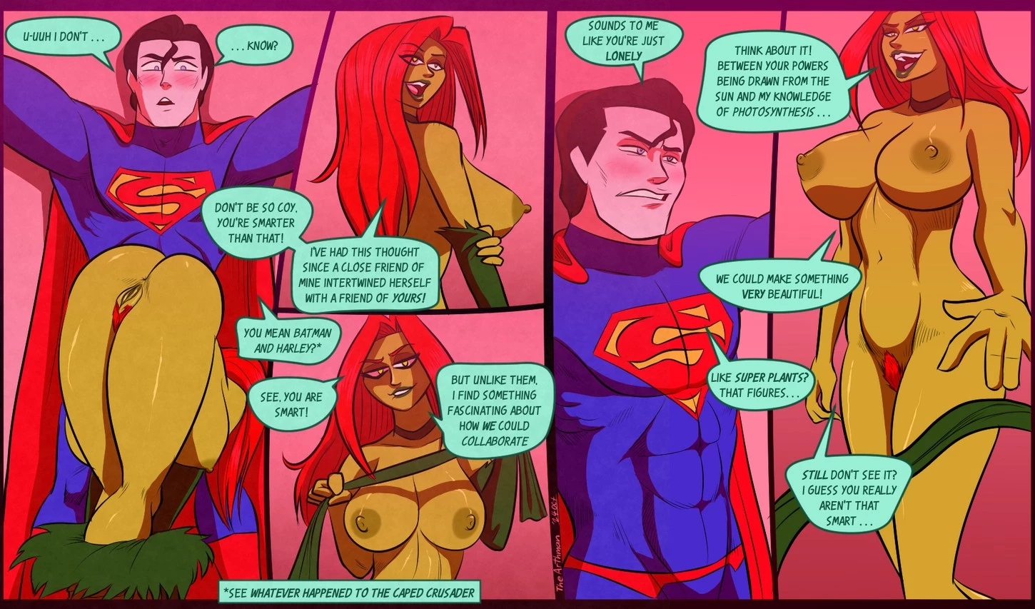 Superman: Garden of Ivy porn comic picture 4
