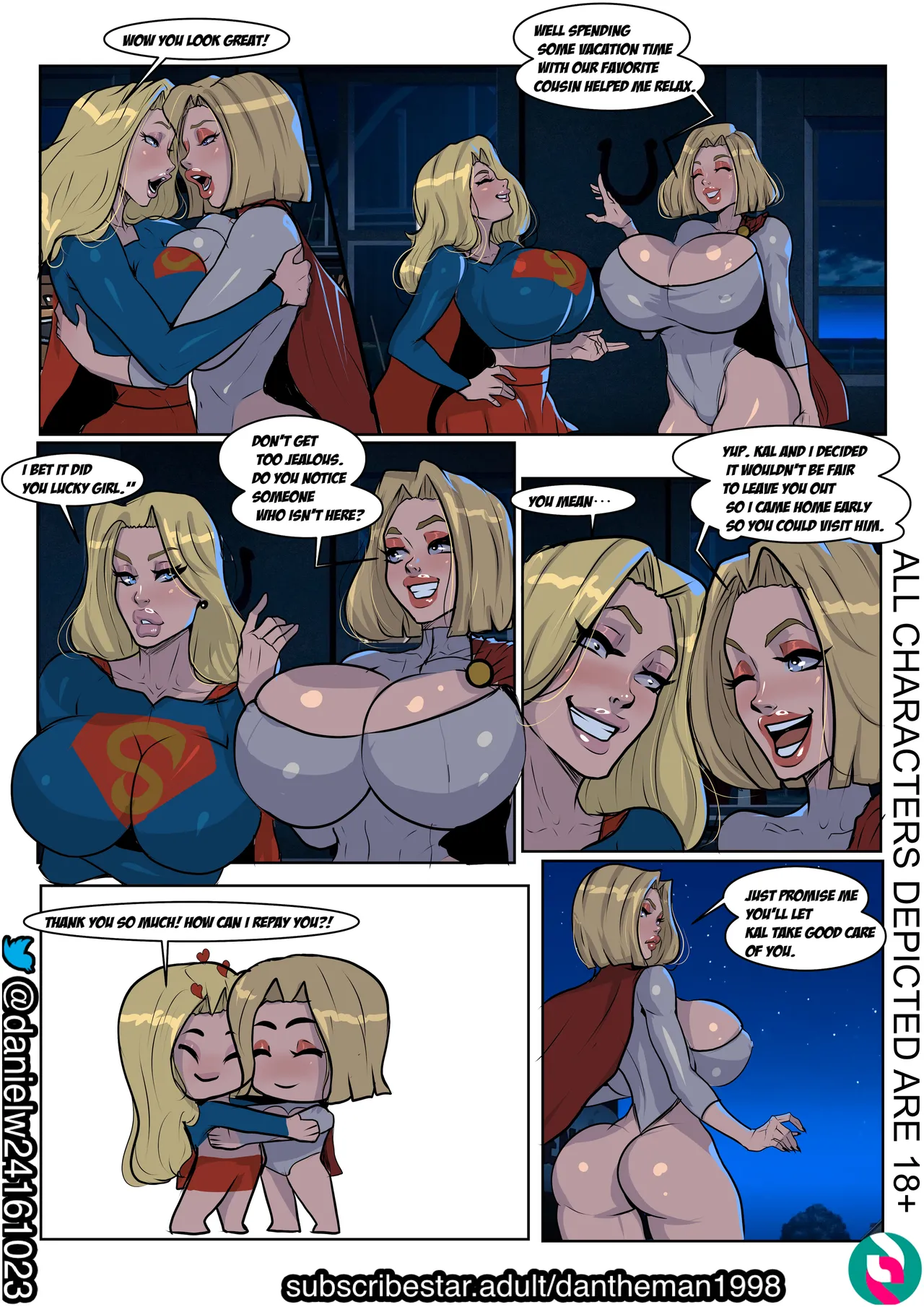 Superman's Super Sluts 2 porn comic picture 7
