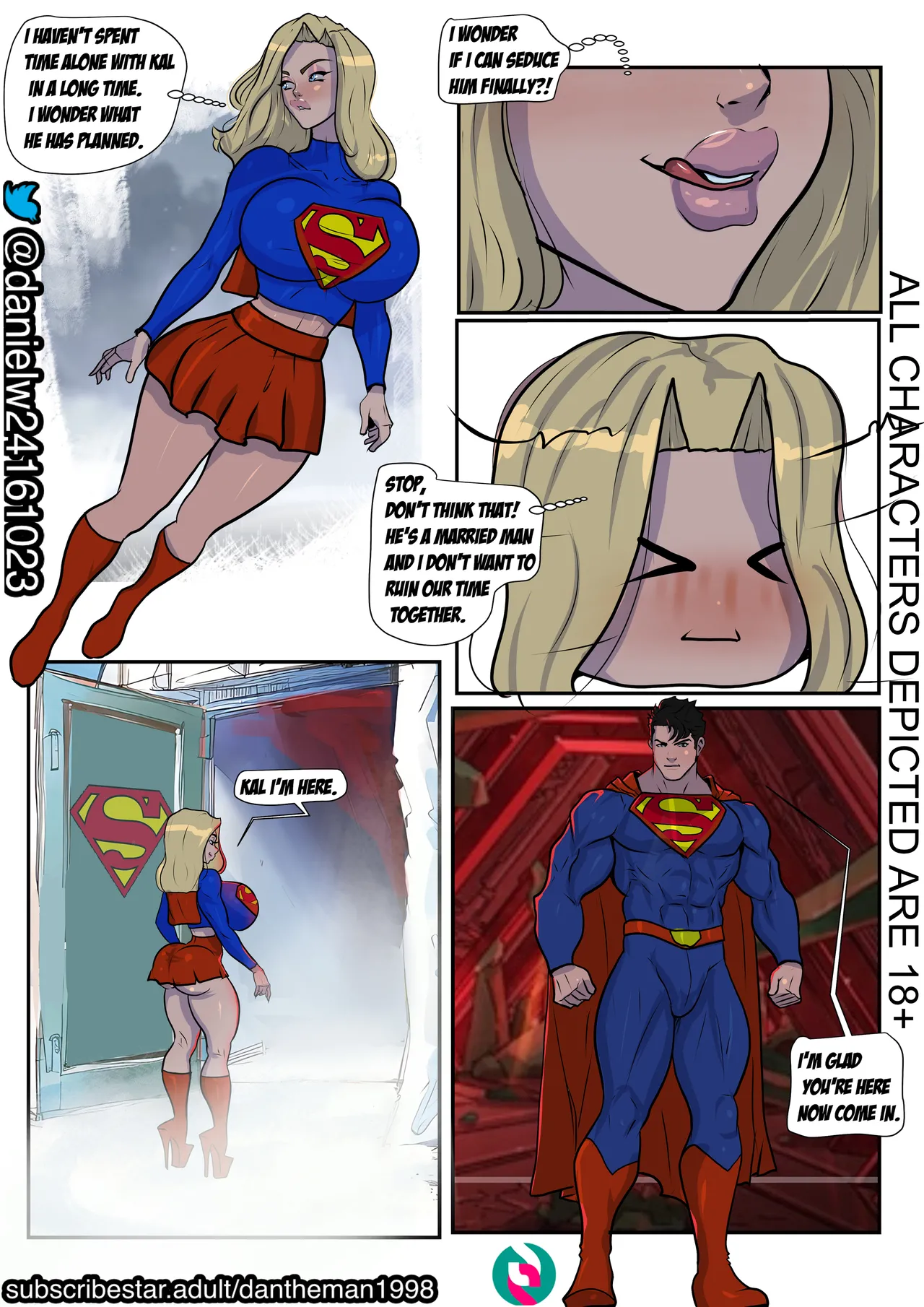 Superman's Super Sluts 2 porn comic picture 8