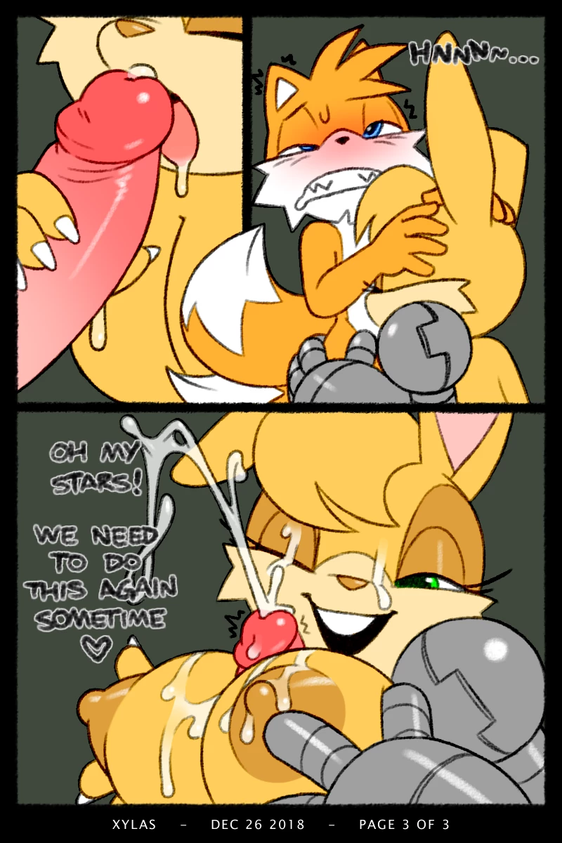 Tails x Bunnie porn comic picture 3
