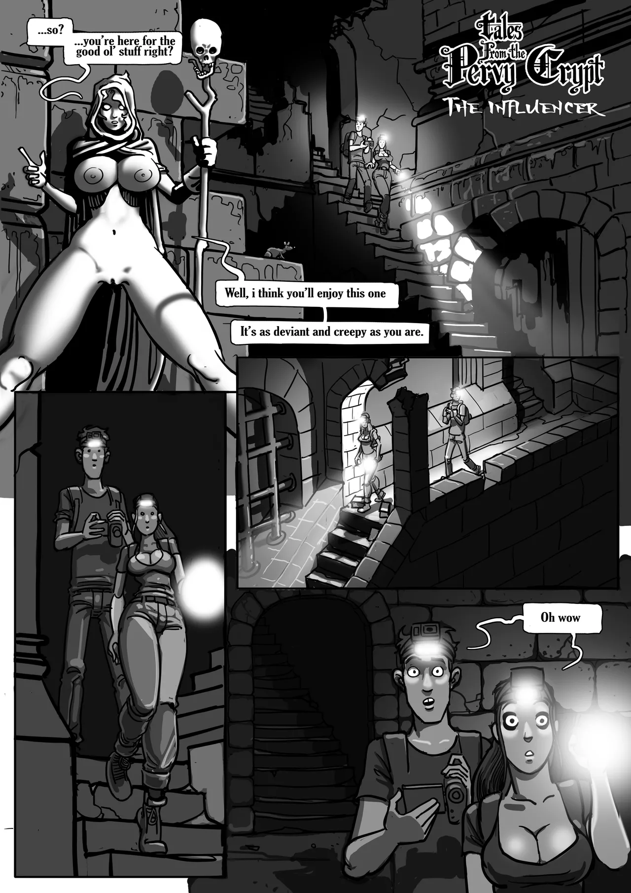 Tales from the Pervy Crypt presents: The Influencer porn comic picture 2