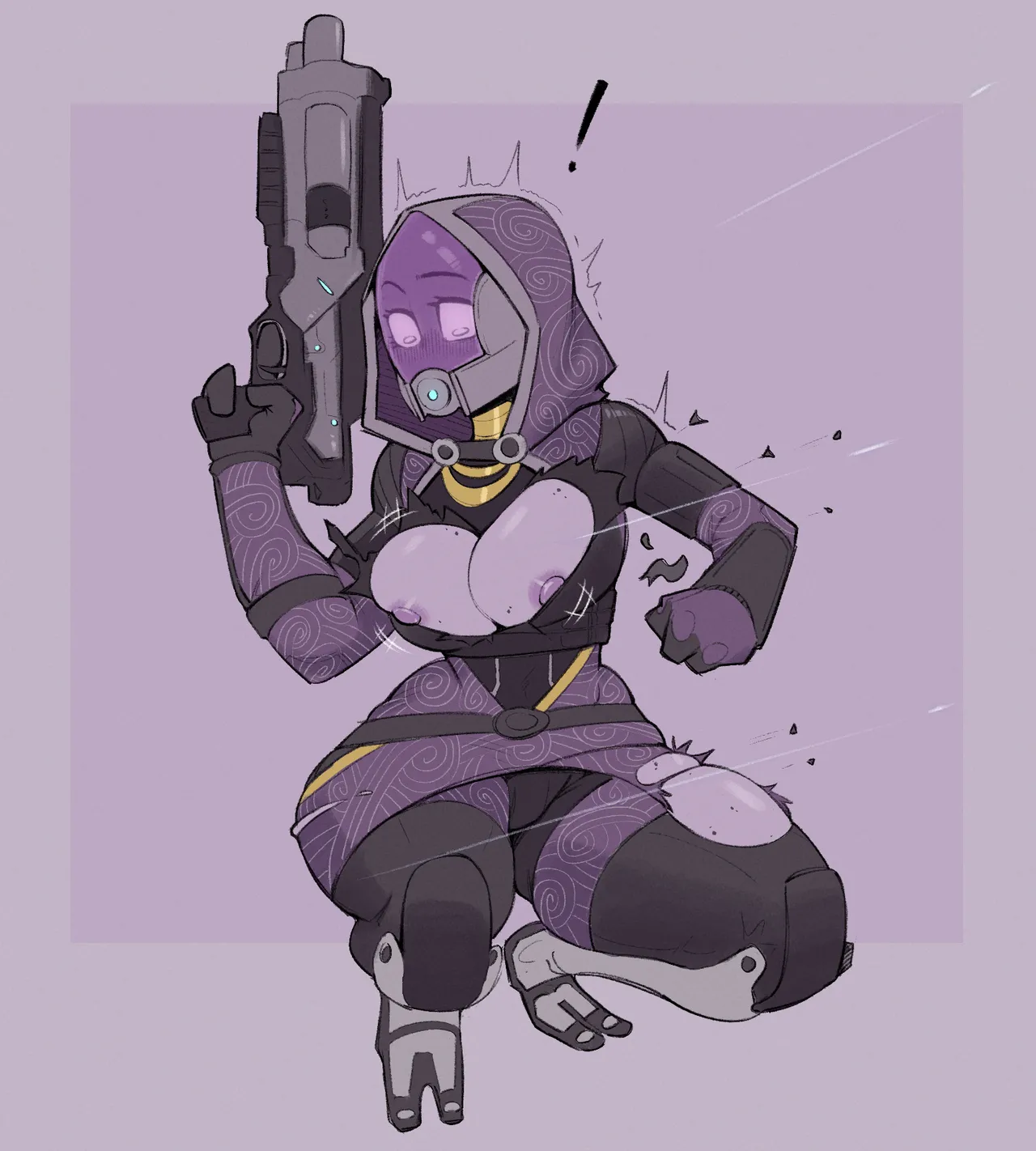 Tali'Zorah porn comic picture 3