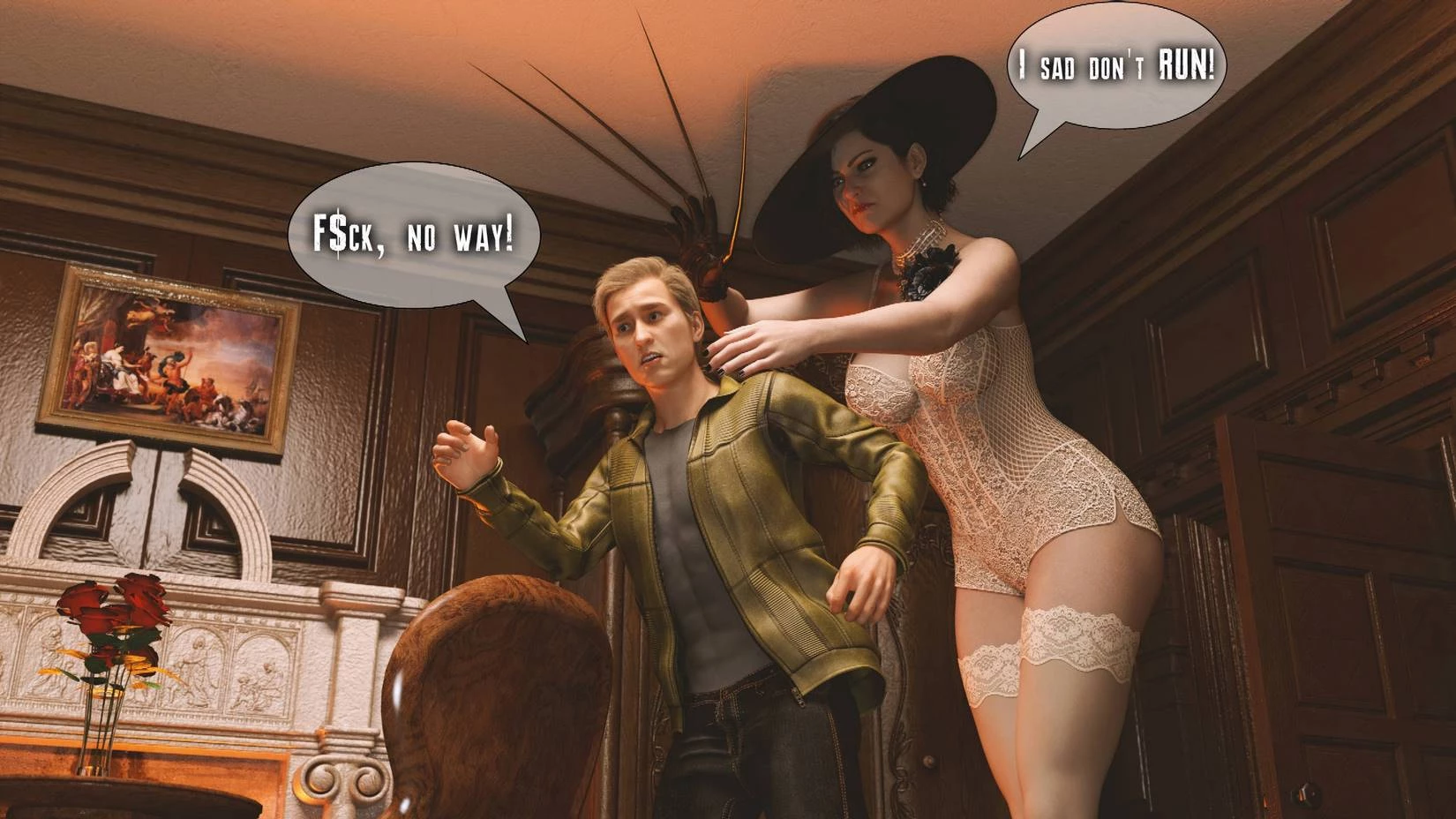 Tall Lady porn comic picture 10