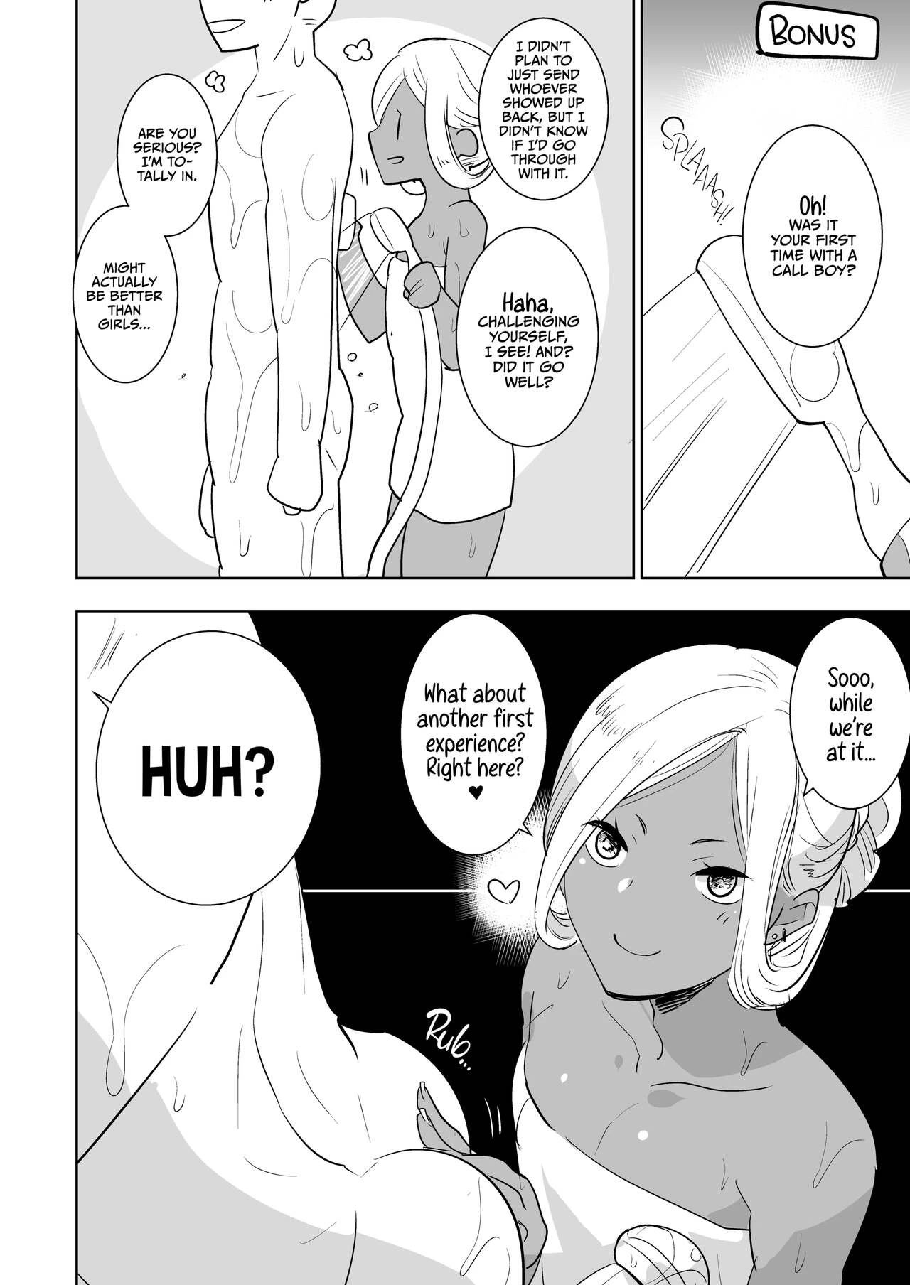 Tan Crossdressing Call Boy | Kasshoku Otokonoko DeliHeal no Erohon ~Yattekita Shimakaze-kun wa Daigaku no Charai Kouhai de――?! Hen porn comic picture 22