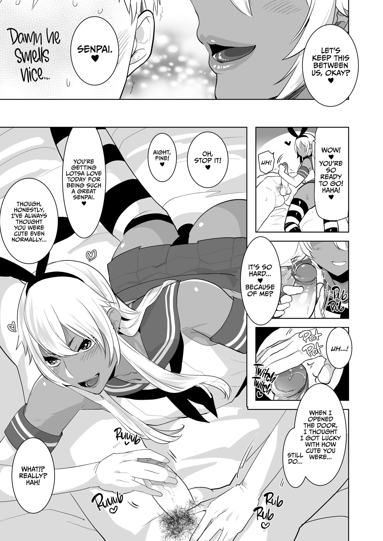 Tan Crossdressing Call Boy | Kasshoku Otokonoko DeliHeal no Erohon ~Yattekita Shimakaze-kun wa Daigaku no Charai Kouhai de――?! Hen porn comic picture 4
