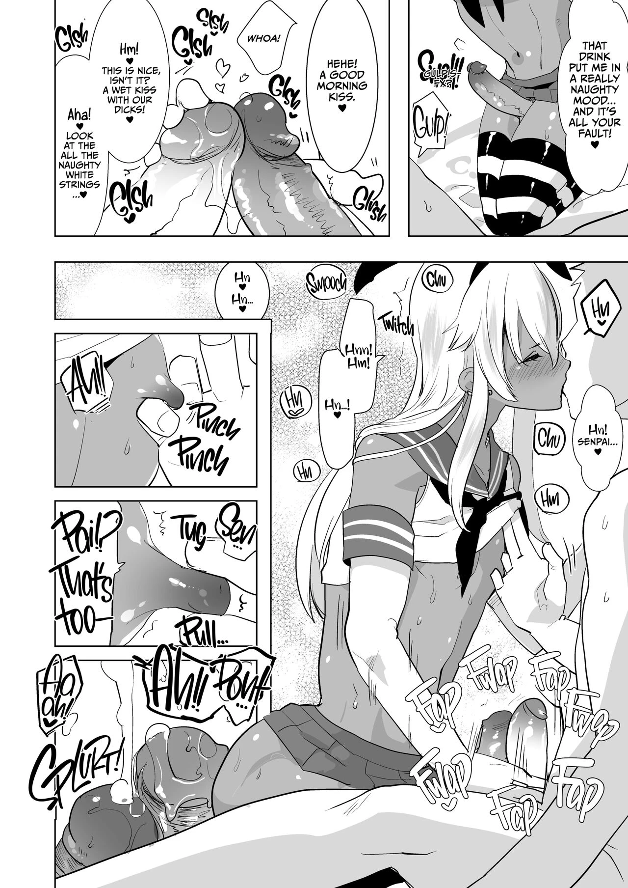 Tan Crossdressing Call Boy | Kasshoku Otokonoko DeliHeal no Erohon ~Yattekita Shimakaze-kun wa Daigaku no Charai Kouhai de――?! Hen porn comic picture 7