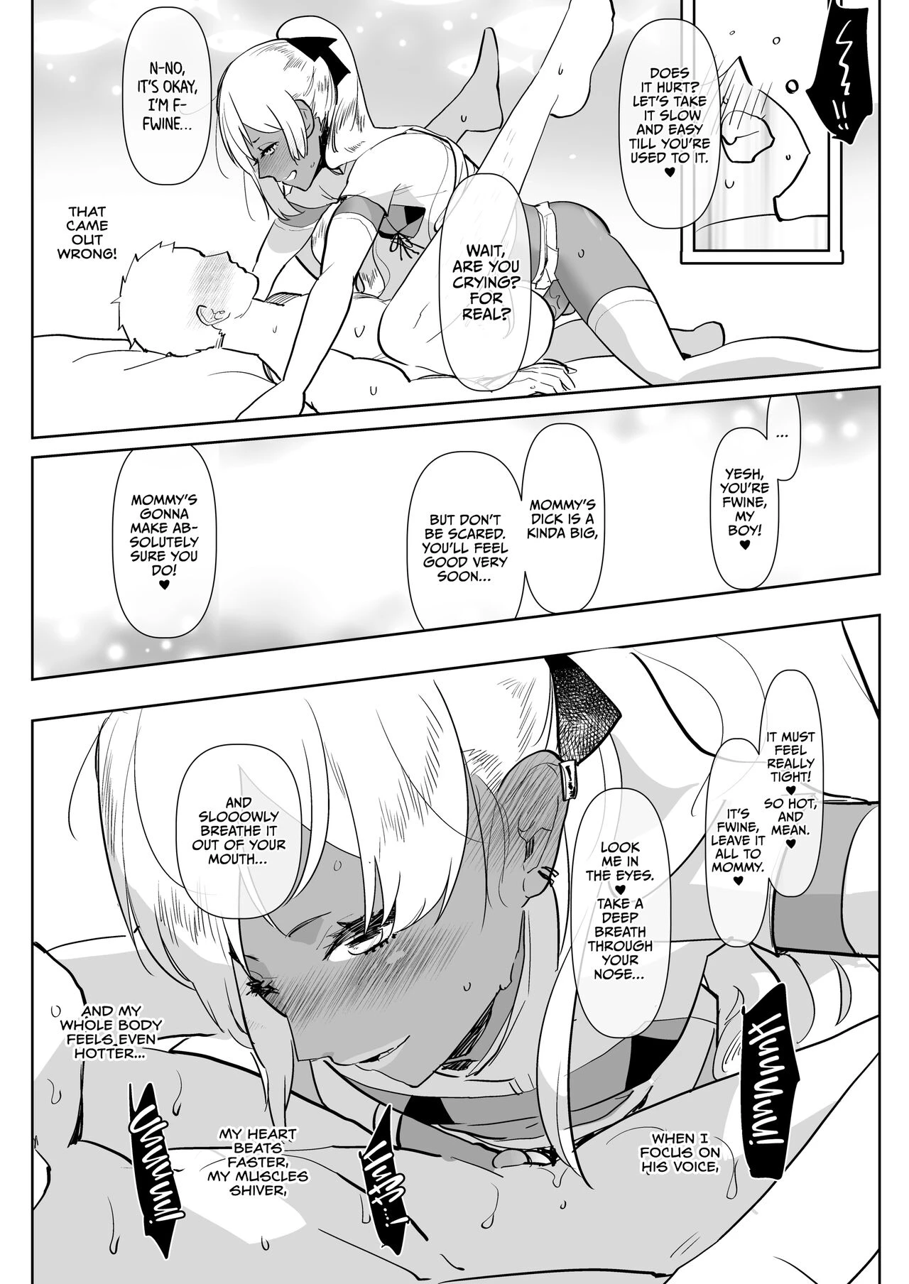 Tan Gyaru Junior Call Boy Reverse Anal Course | Kurogal Kouhai Otokonoko DeliHeal ~ Gyaku Anal Course porn comic picture 14