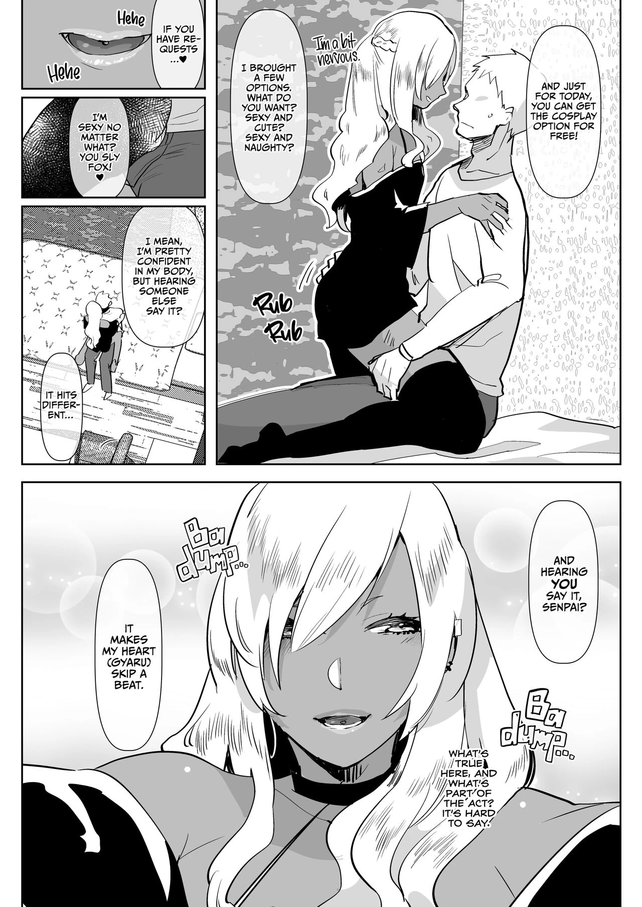 Tan Gyaru Junior Call Boy Reverse Anal Course | Kurogal Kouhai Otokonoko DeliHeal ~ Gyaku Anal Course porn comic picture 5