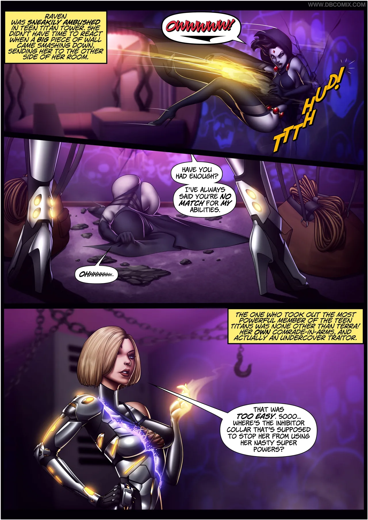 Teen Titans Raven Second Edition porn comic picture 2