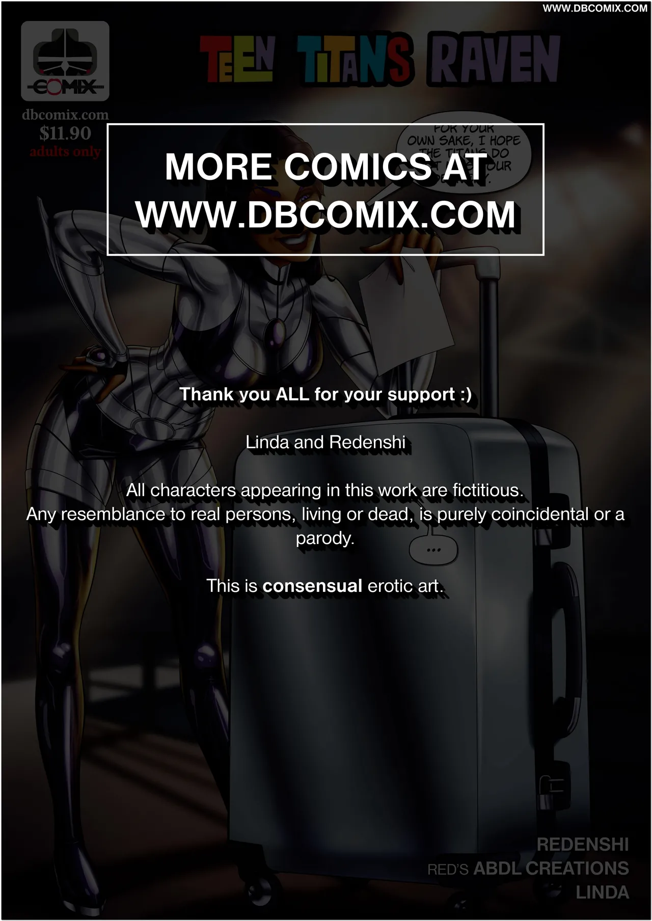 Teen Titans Raven Second Edition porn comic picture 26