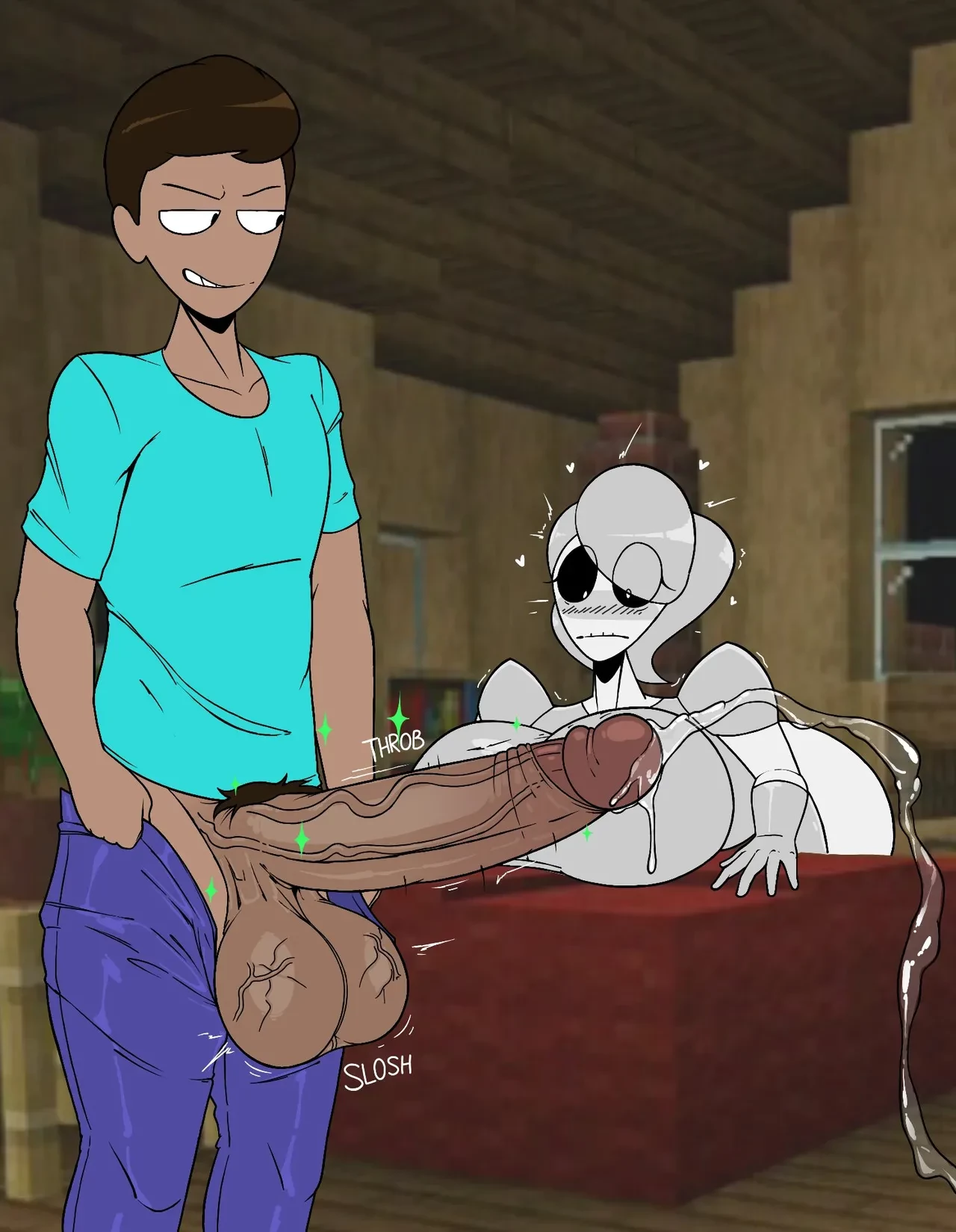 That's a big ass Zombie porn comic picture 10