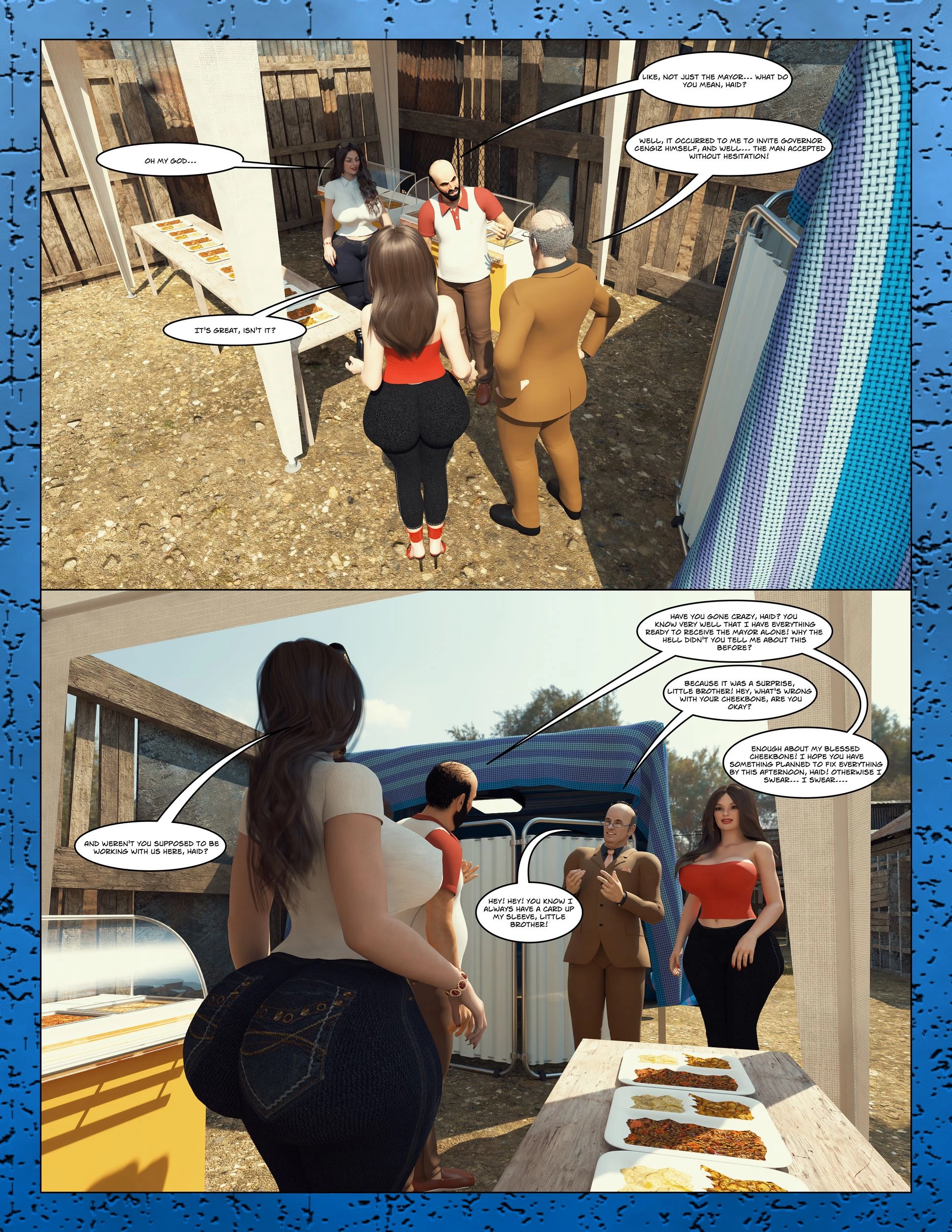 The Anal Queens porn comic picture 11
