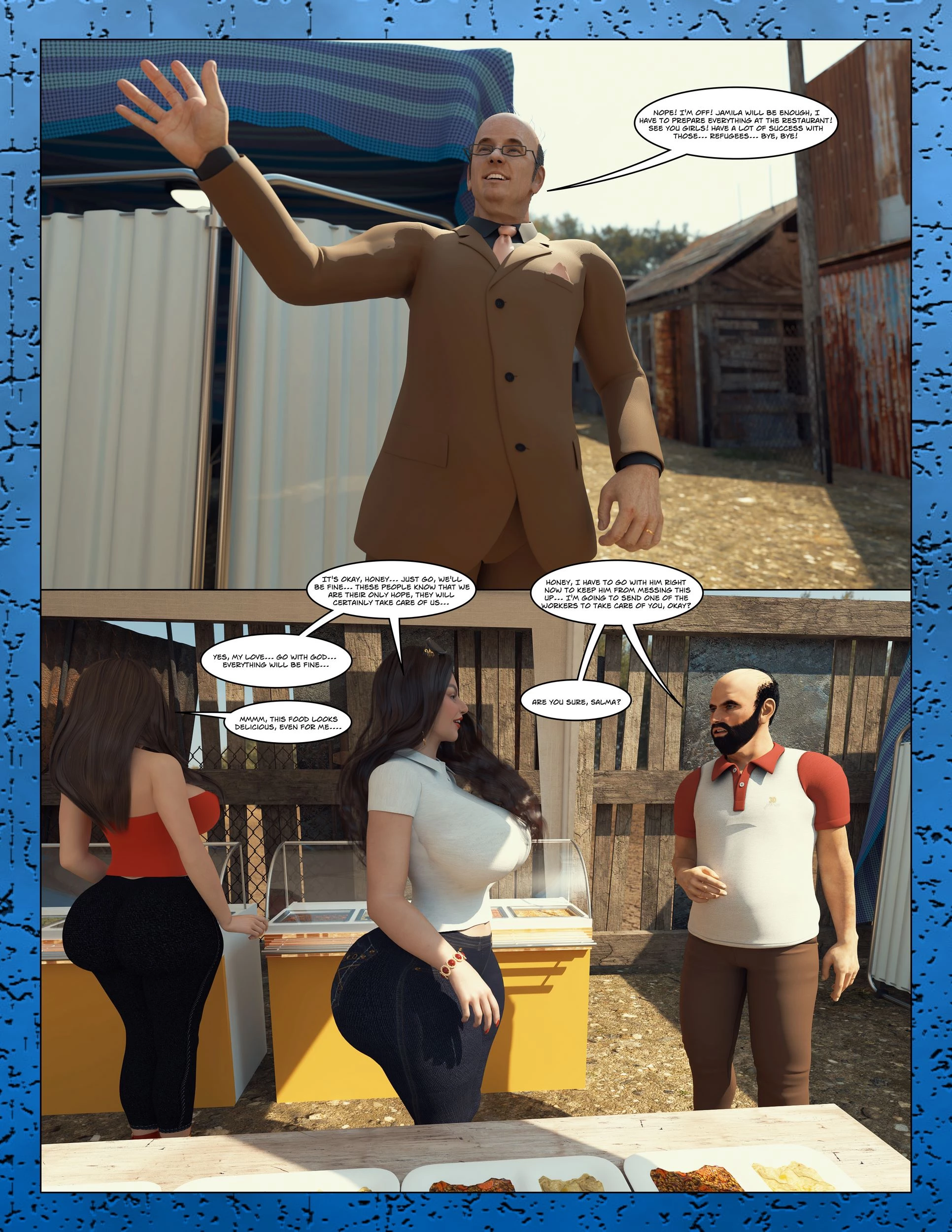 The Anal Queens porn comic picture 12