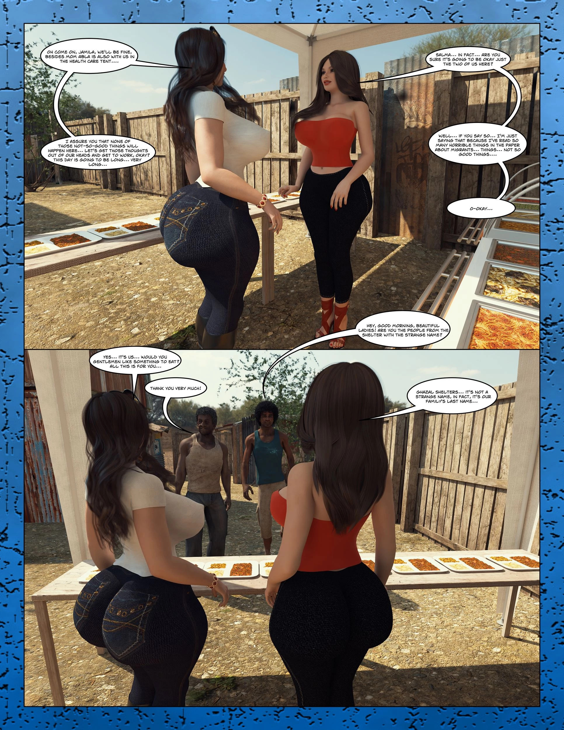 The Anal Queens porn comic picture 13