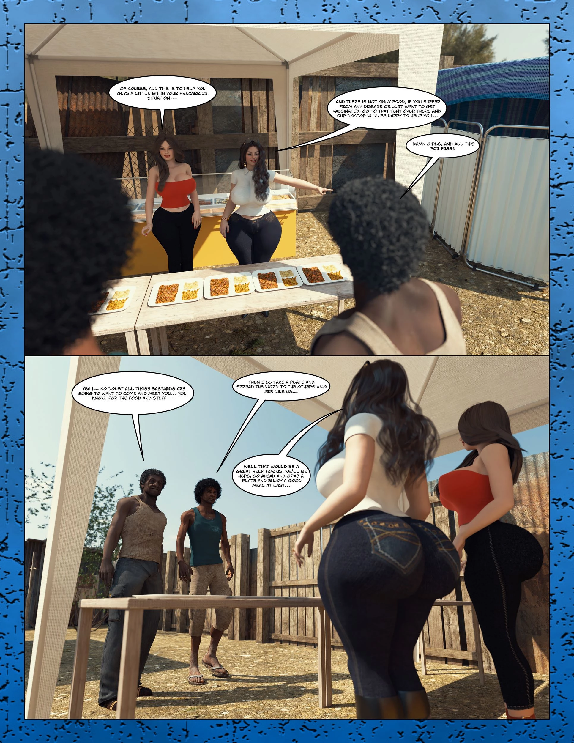 The Anal Queens porn comic picture 14