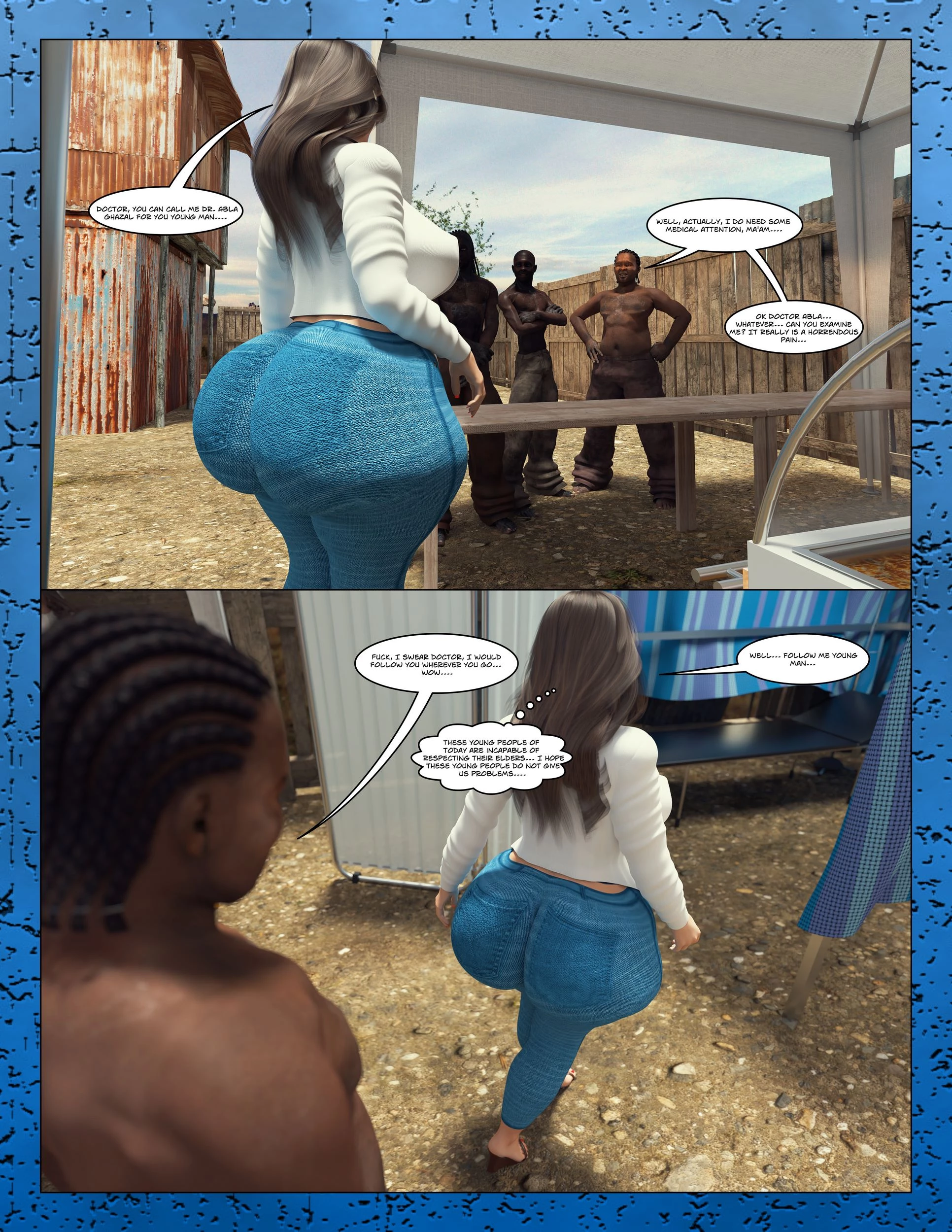 The Anal Queens porn comic picture 17