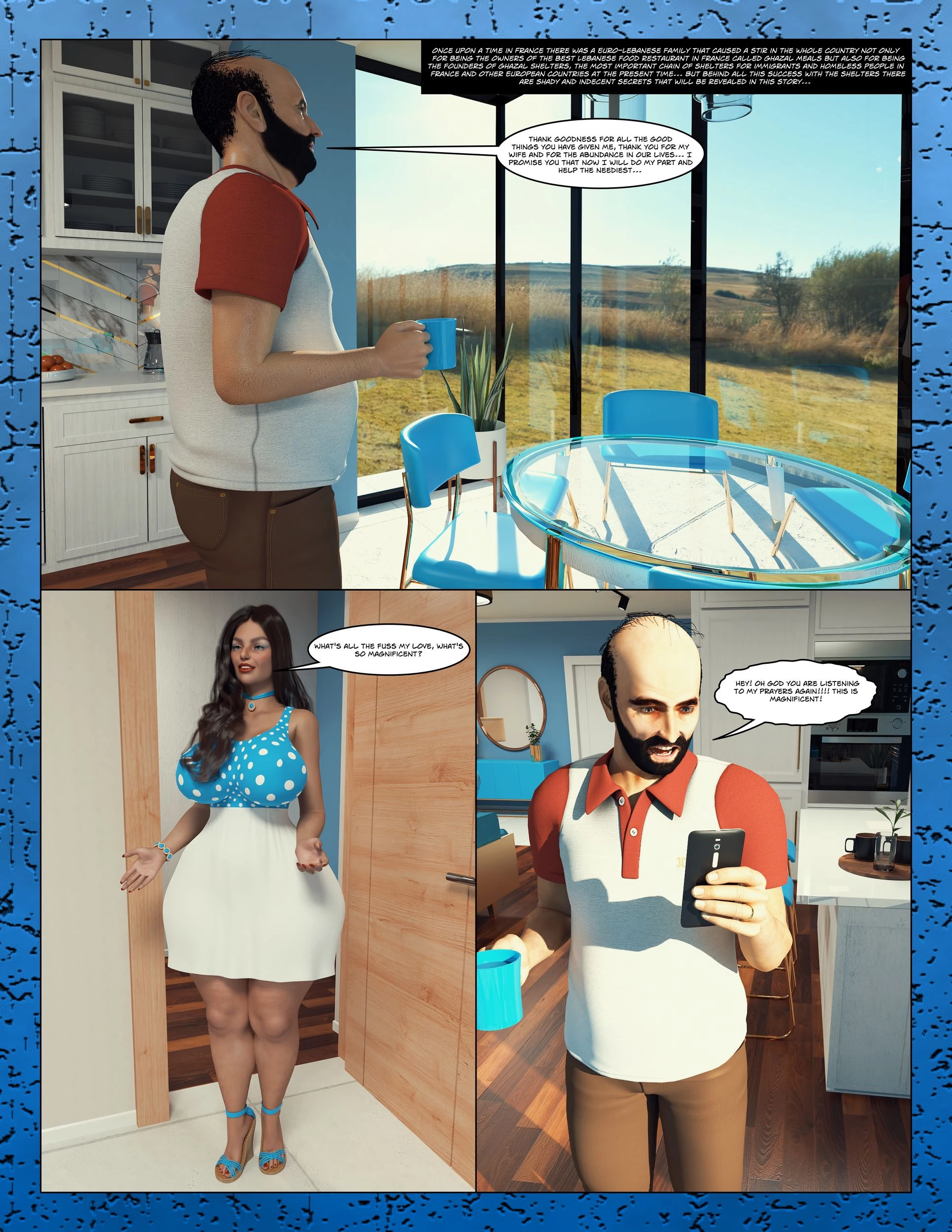 The Anal Queens porn comic picture 2