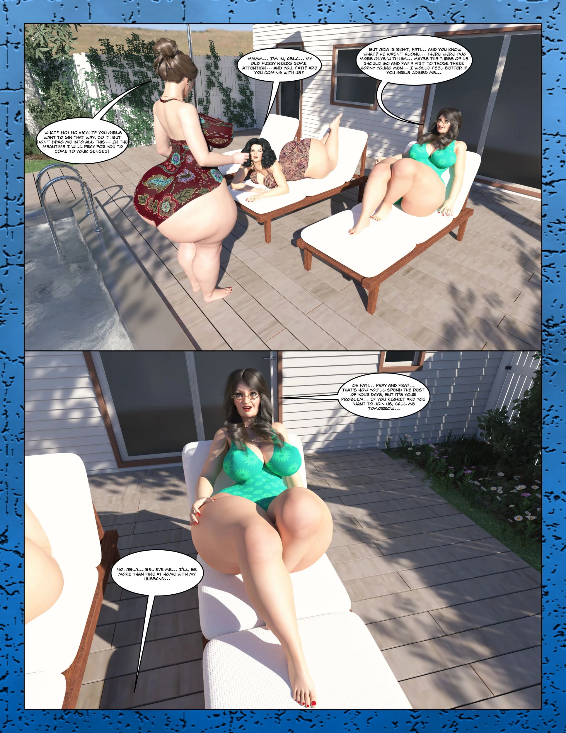 The Anal Queens porn comic picture 27
