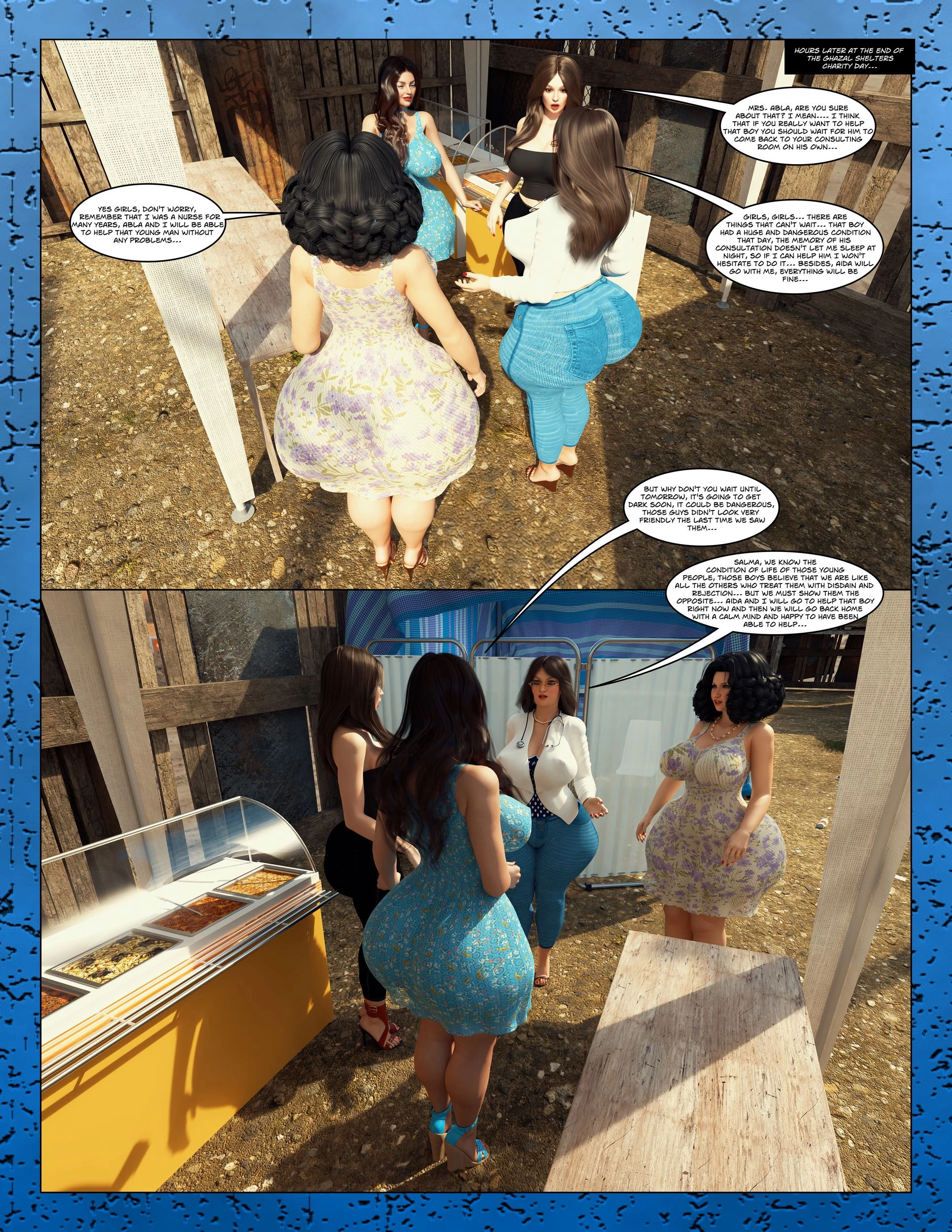 The Anal Queens porn comic picture 34