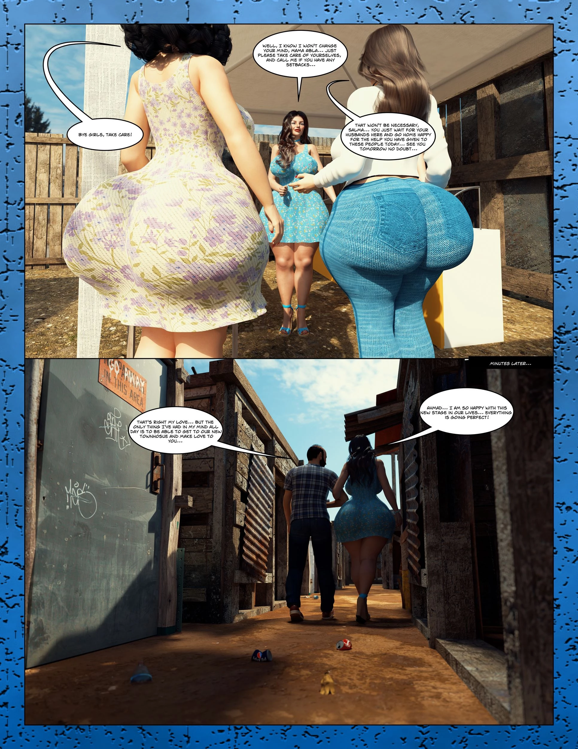 The Anal Queens porn comic picture 35