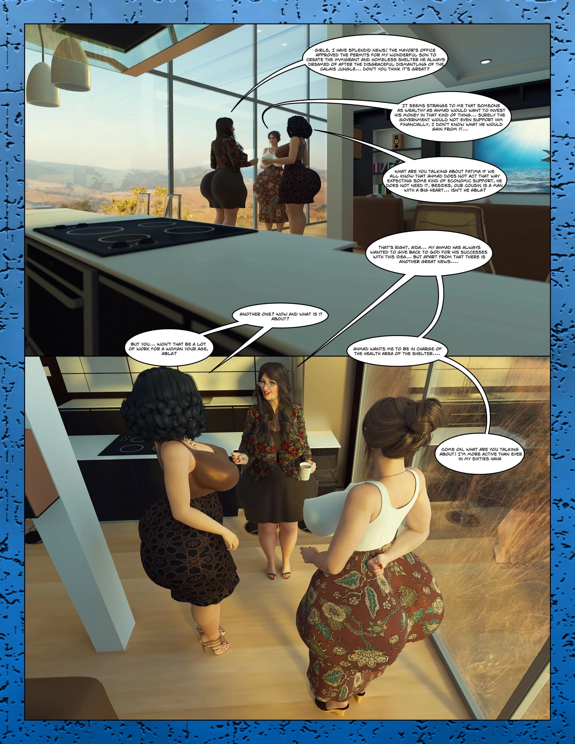 The Anal Queens porn comic picture 4