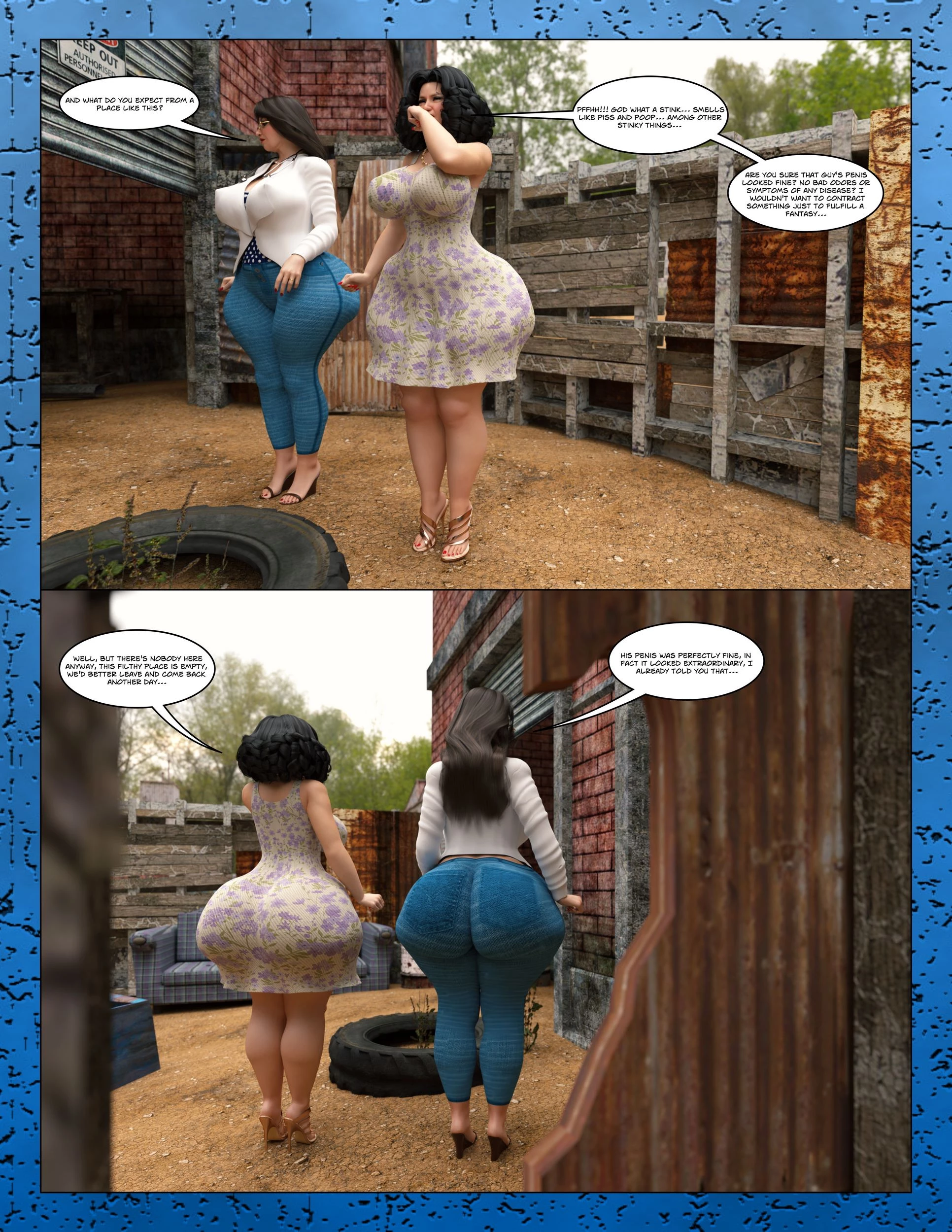 The Anal Queens porn comic picture 49