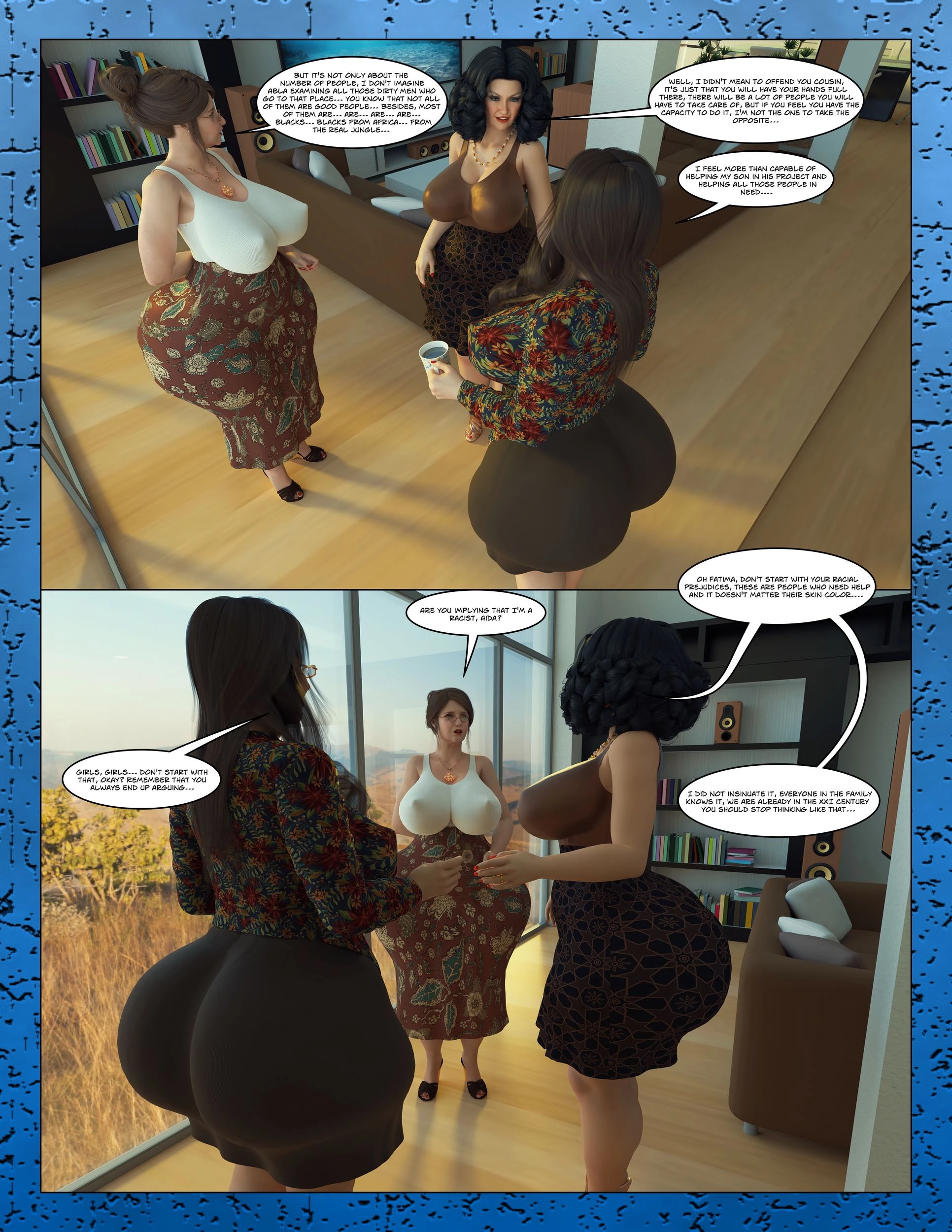 The Anal Queens porn comic picture 5