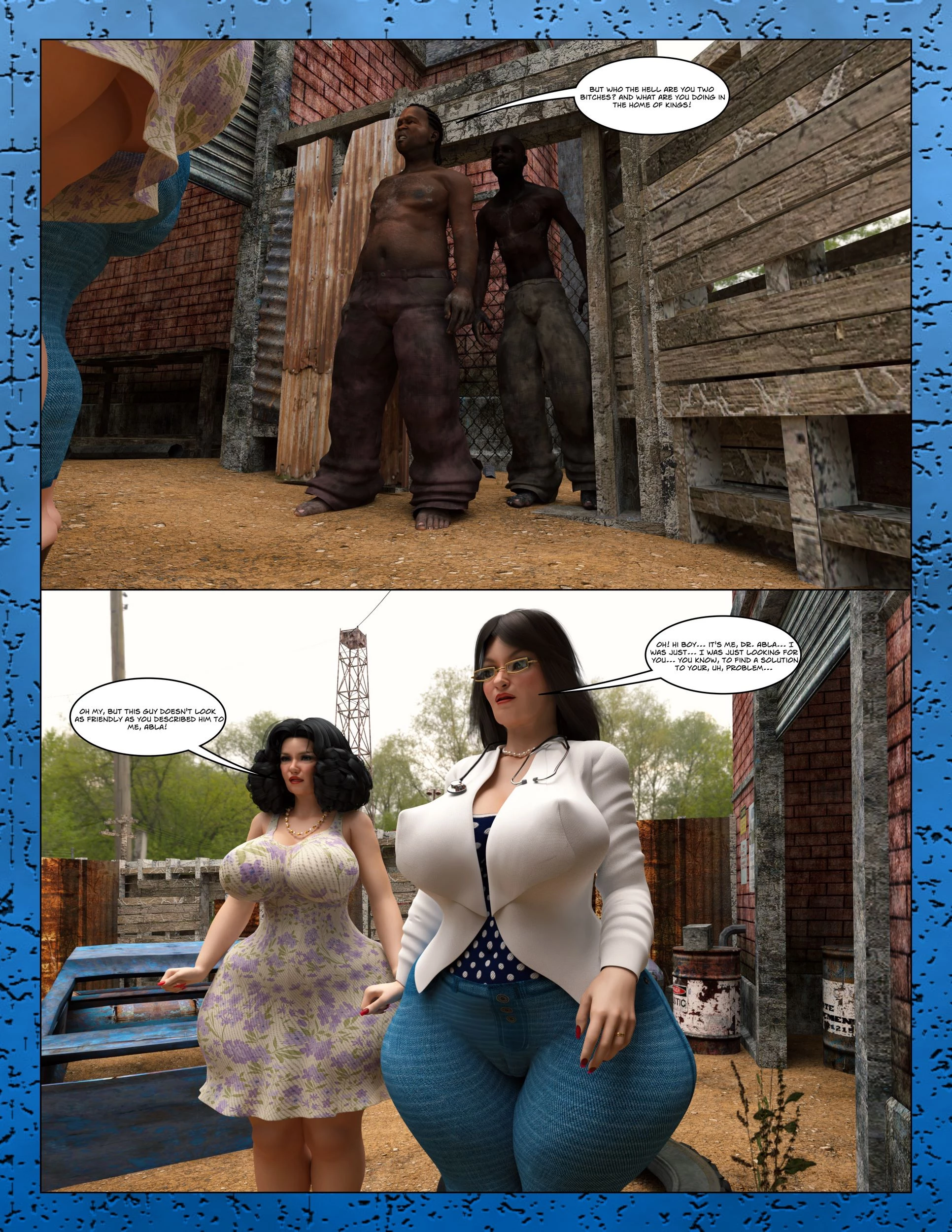 The Anal Queens porn comic picture 50