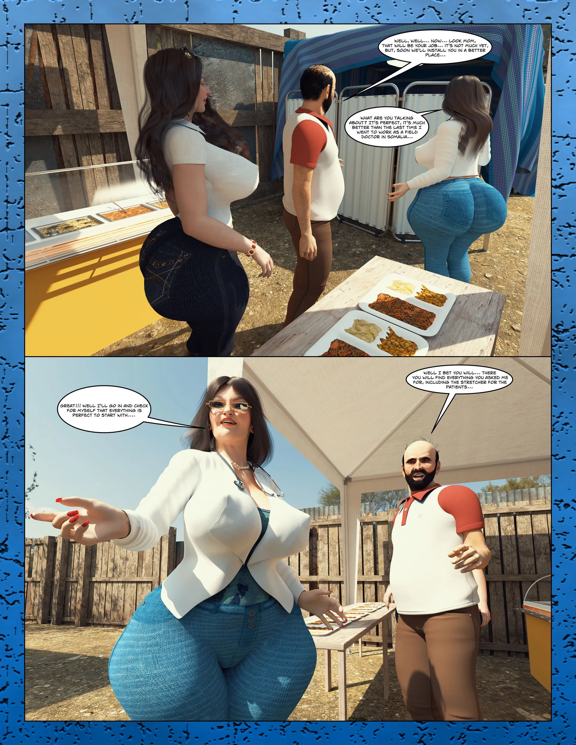 The Anal Queens porn comic picture 9